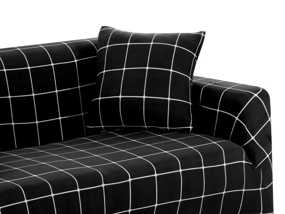3 Seater Sofa Couch Cover 190-230cm - PLAID - Image 2