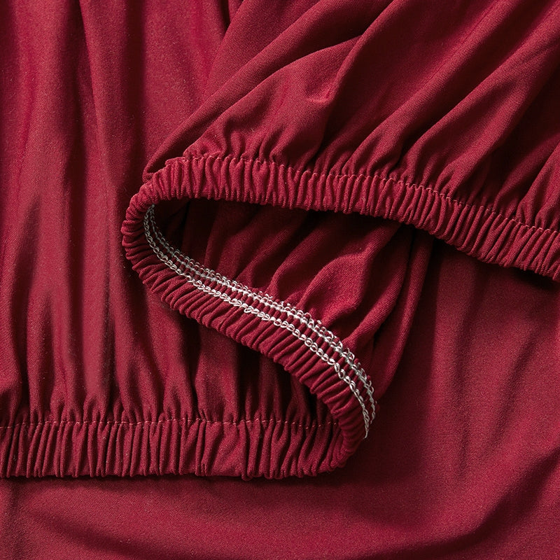 3 Seater Sofa Cover Couch Cover 190-230cm - RED - Image 7