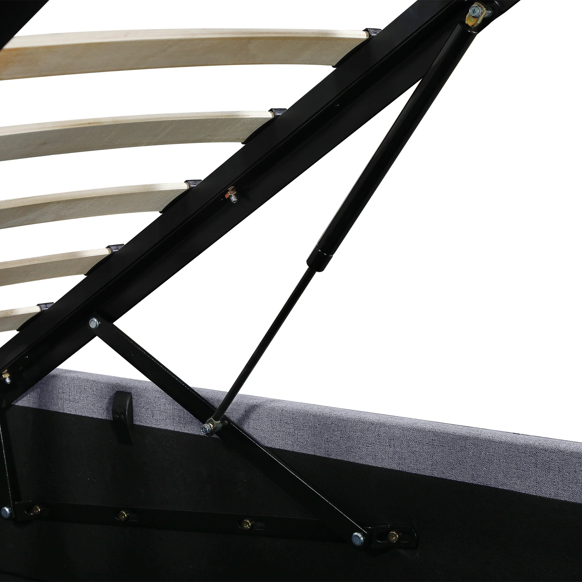 Abigail Super King Gas Lift Bed Frame - Grey - Image 17