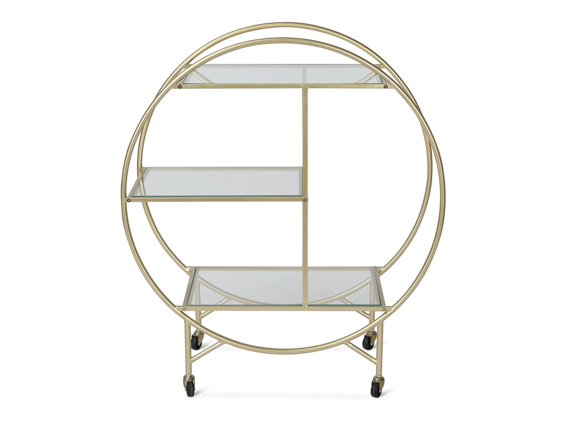 Addlie Metal Bar Cart - Golden - Image 3