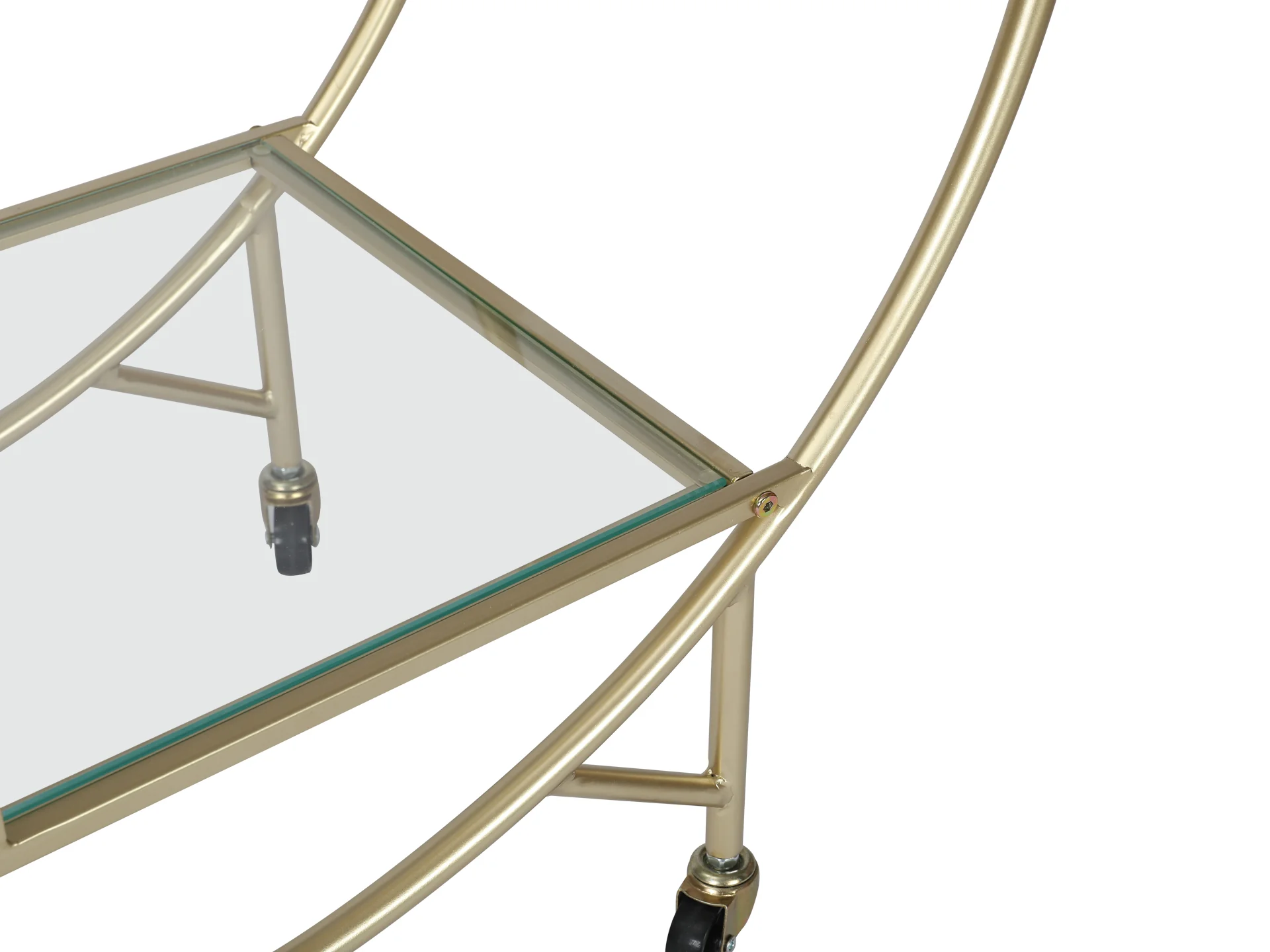 Addlie Metal Bar Cart - Golden - Image 5