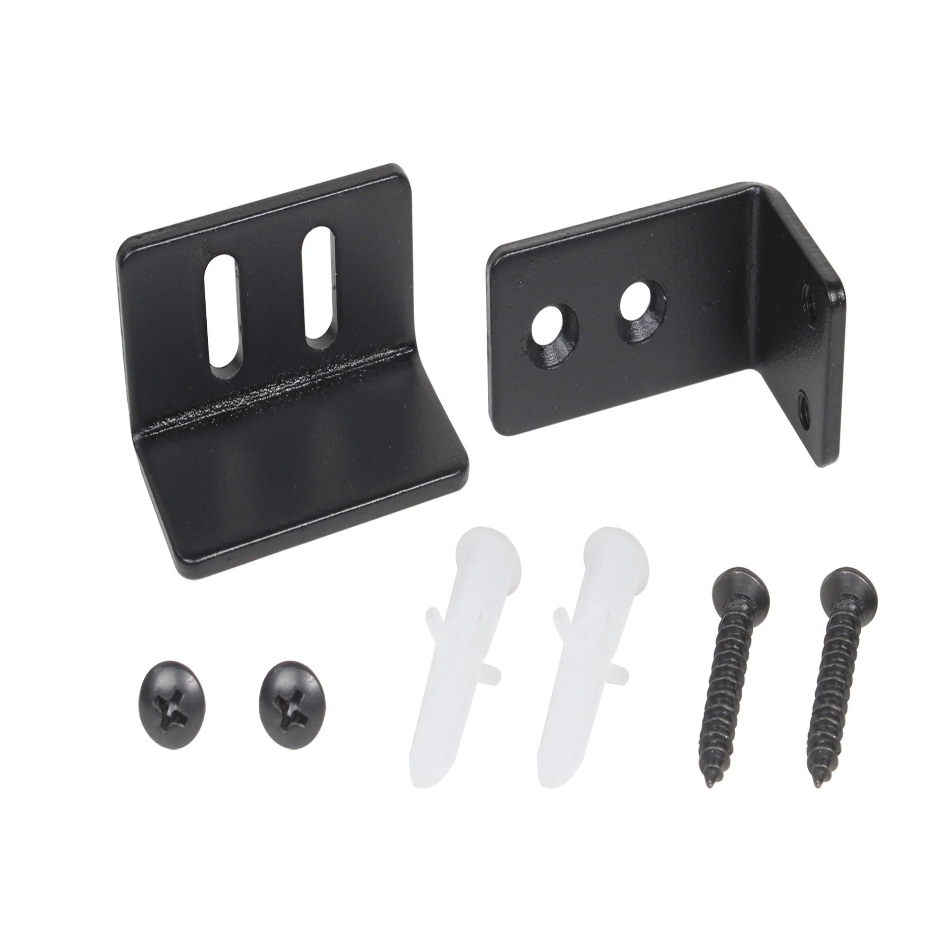 Sliding Barn Door Hardware Bottom Floor Guide Steel Set - Image 6