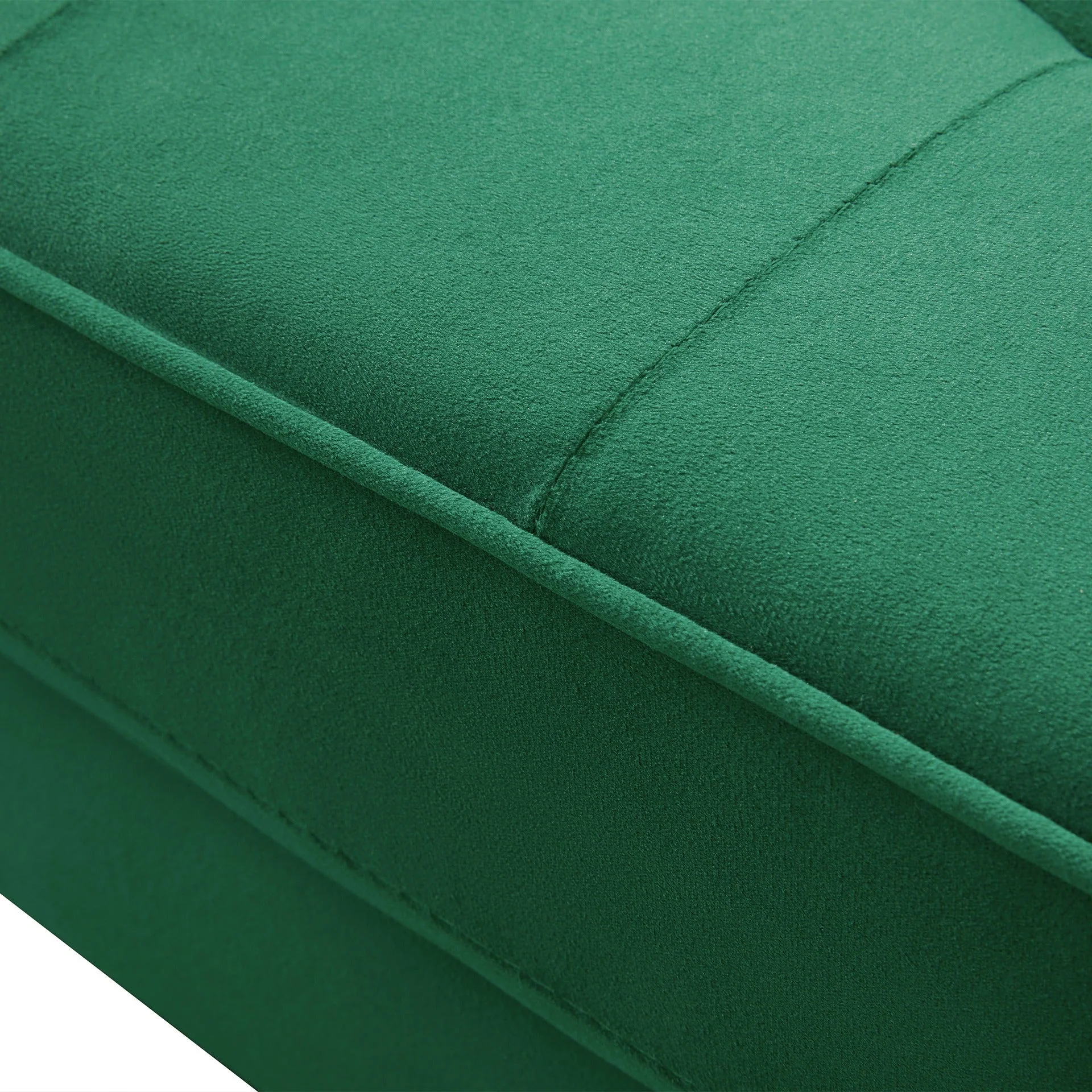 Alaina Velvet 3 Seater Sofa - Green - Image 15