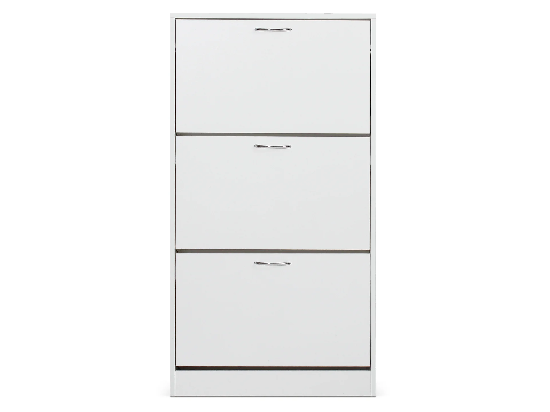 Anau 3 Drawer Shoe Cabinet Storage - White - Image 3