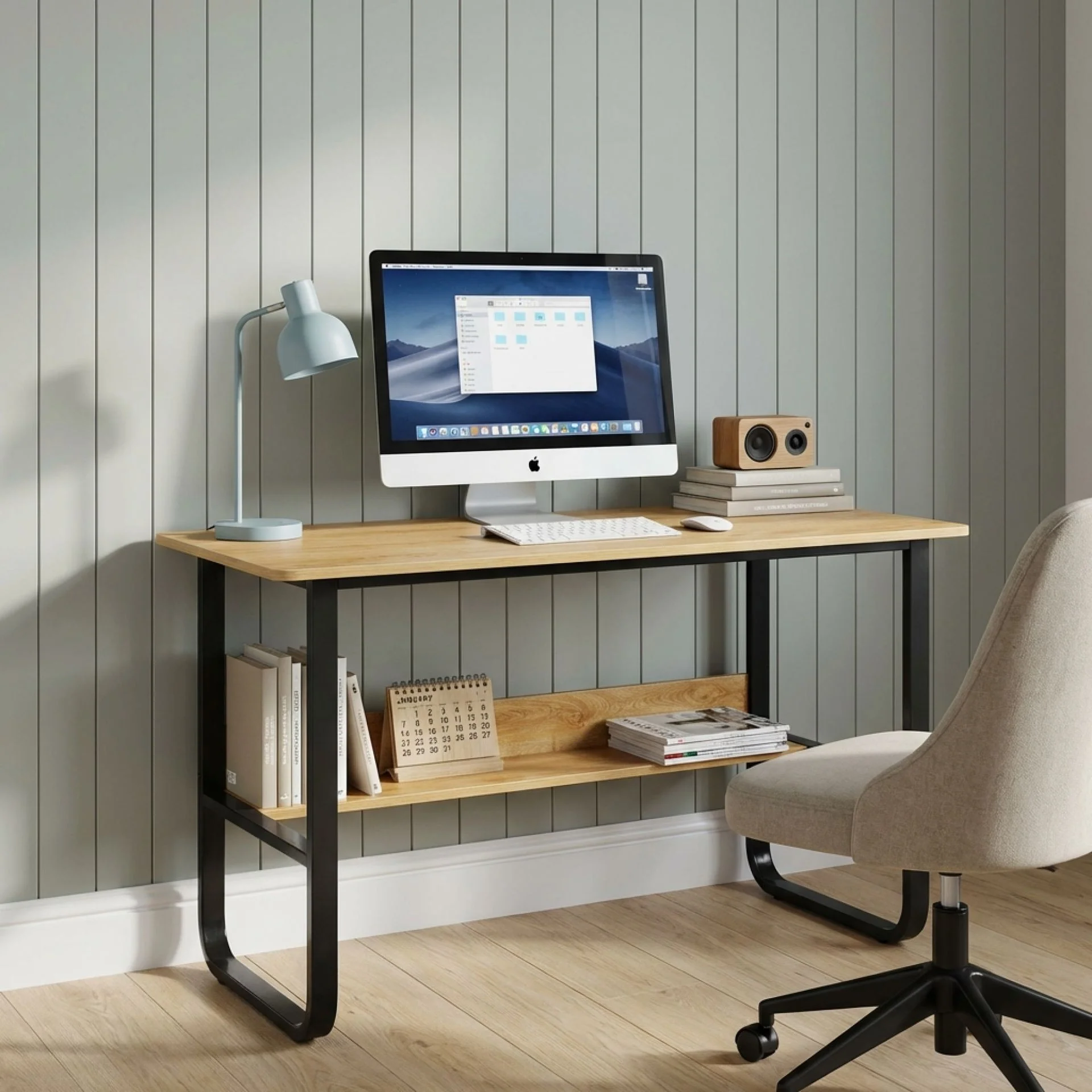 Andrea 120cm Desk - Black - Image 4