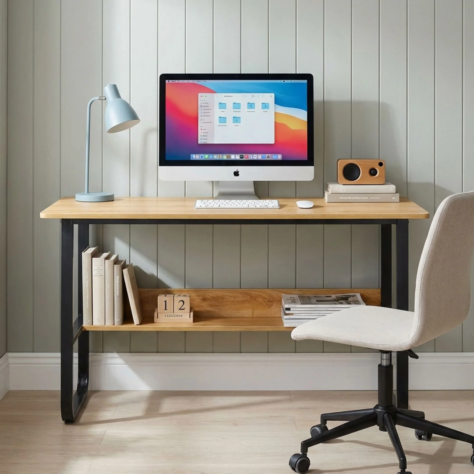Andrea 120cm Desk - Black - Image 5