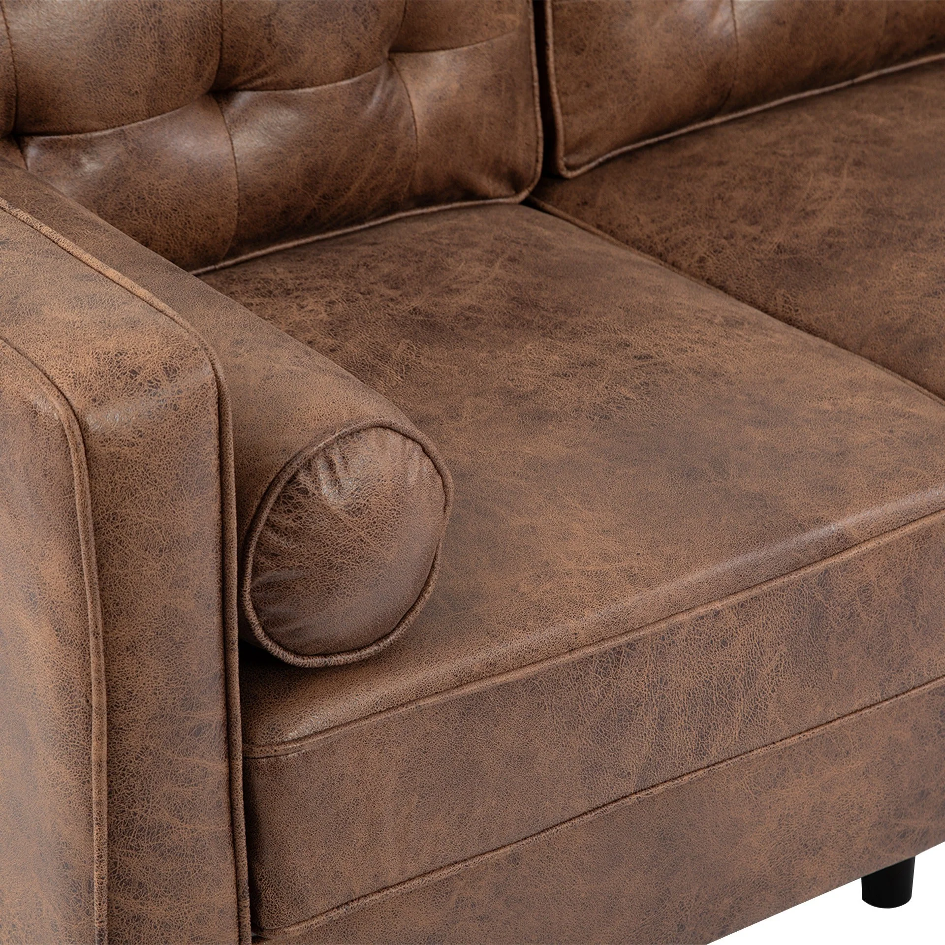Apex 3 Seater Sofa - Brown - Image 11