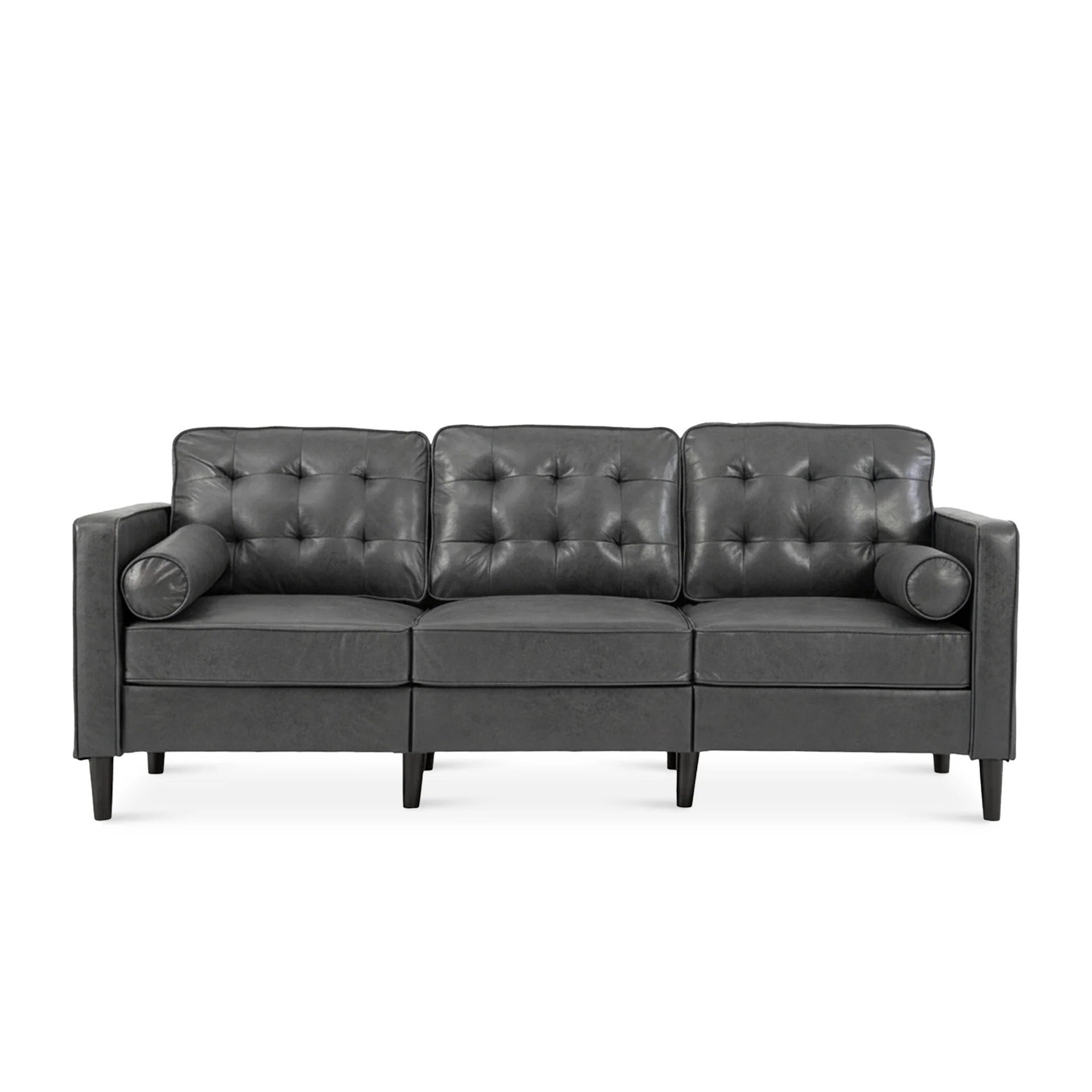 Apex 3 Seater Sofa - Dark Grey - Image 7