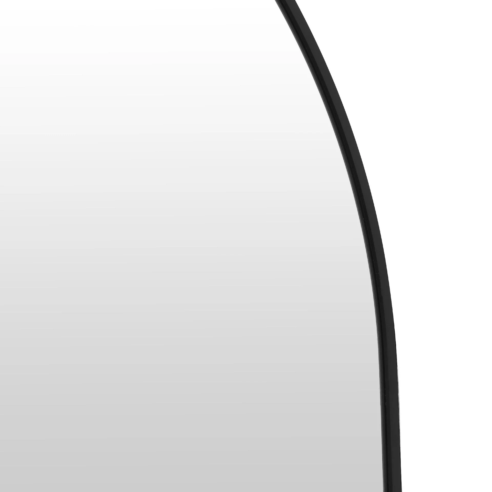 Archie Metal Arched Full Length Mirror - Black - Image 9