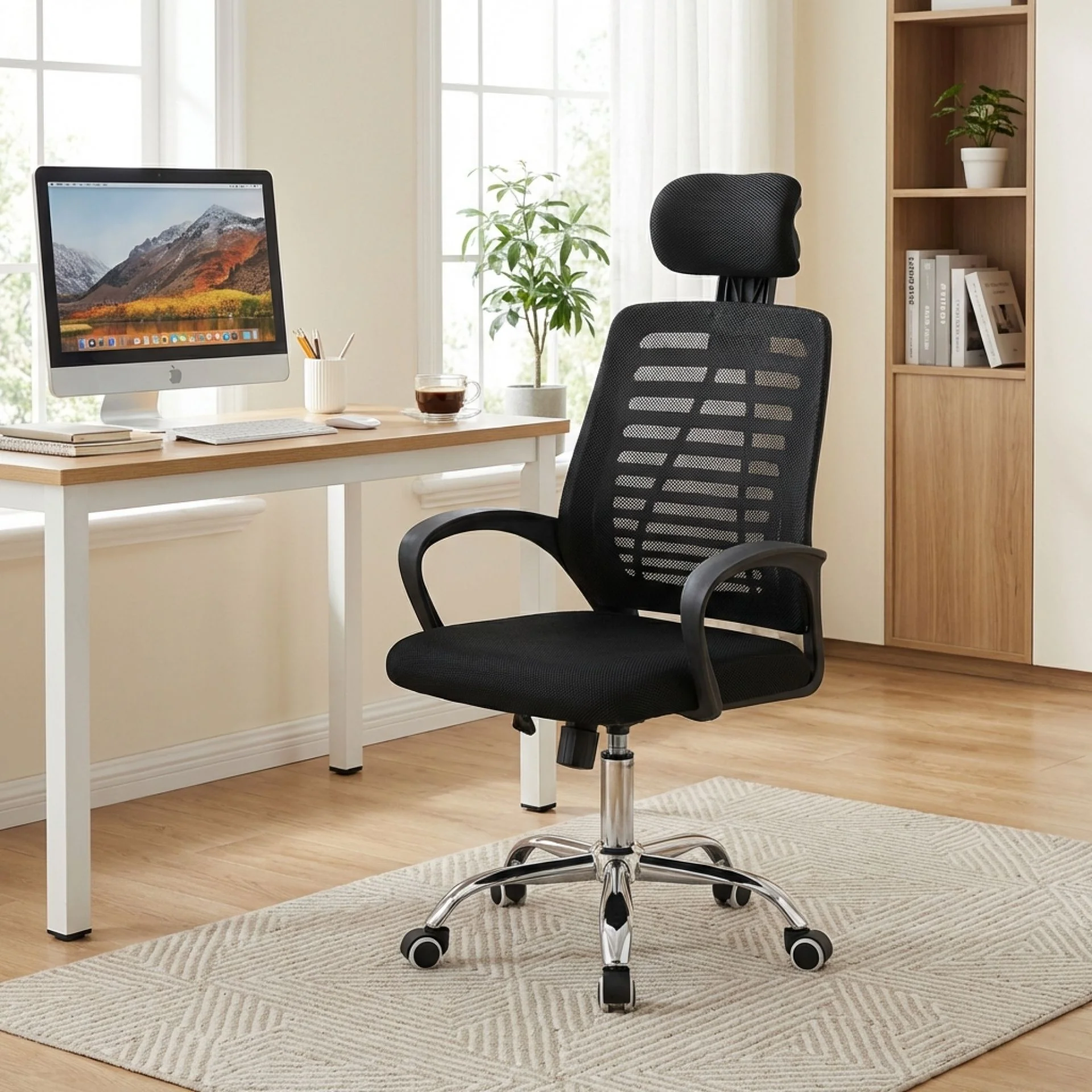 Axis Office Chair - Black - Image 3