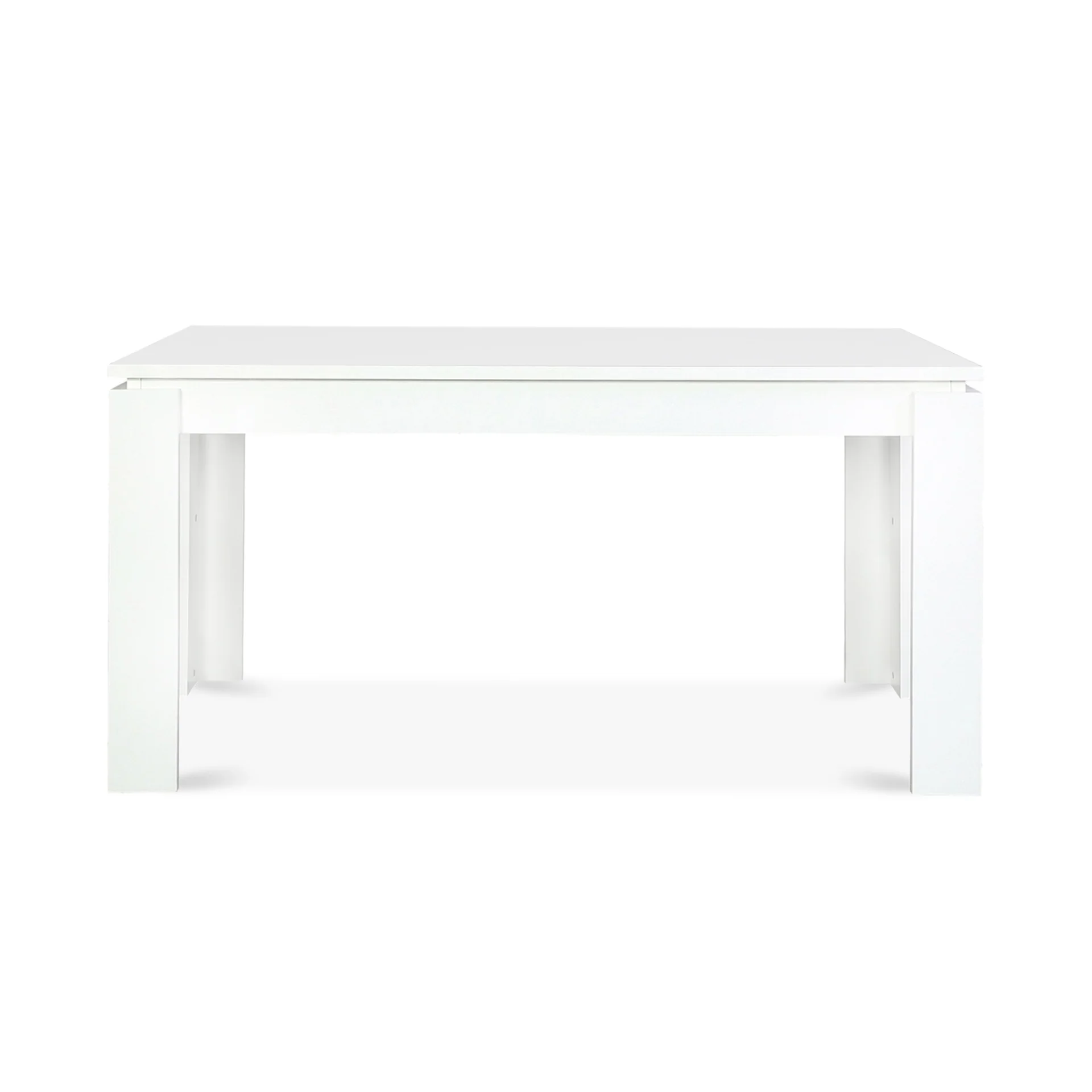 Azar Dining Table Rectangle 160 x 80cm - White - Image 10