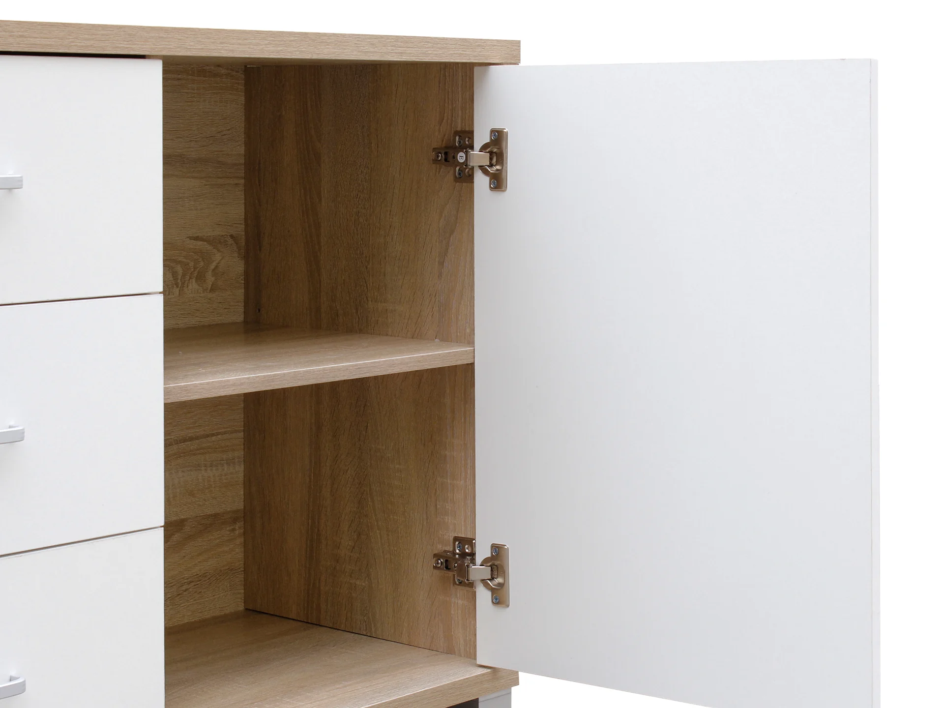 BAIKAL Wooden Buffet Table with Drawer - OAK - Image 9