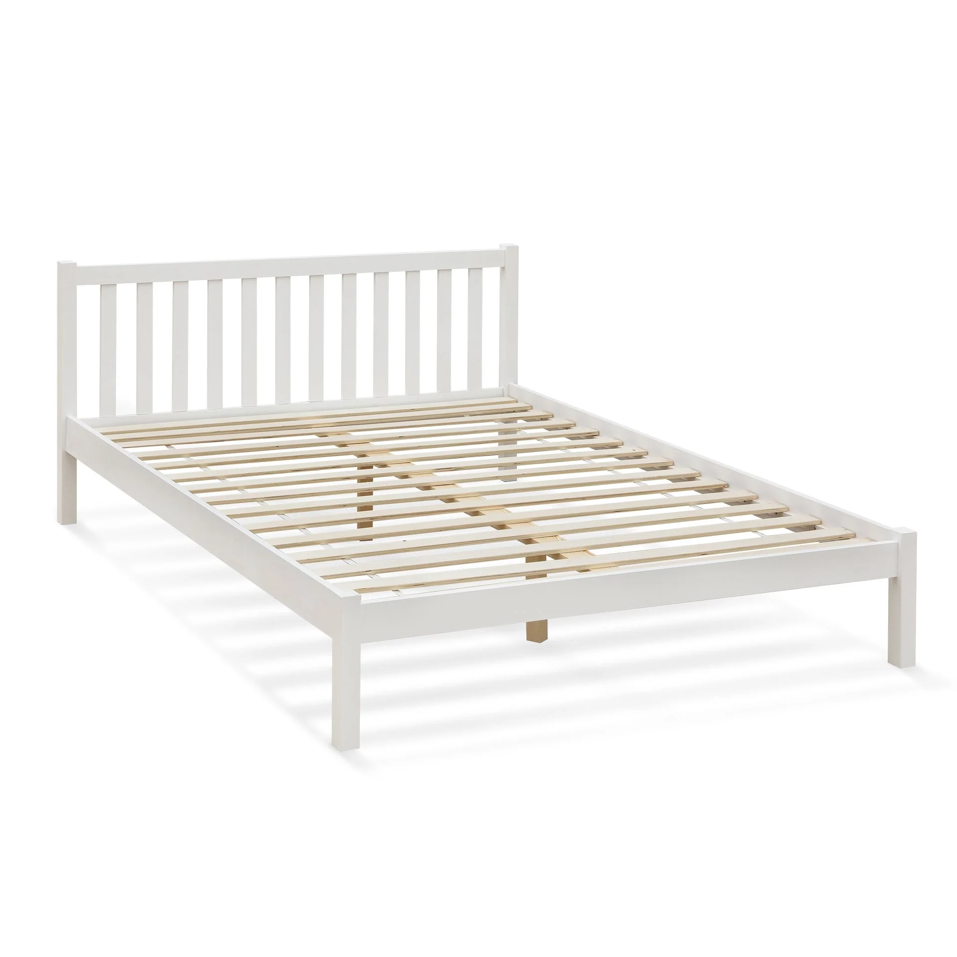 Baker Queen Wooden Bed Frame - White - Image 6