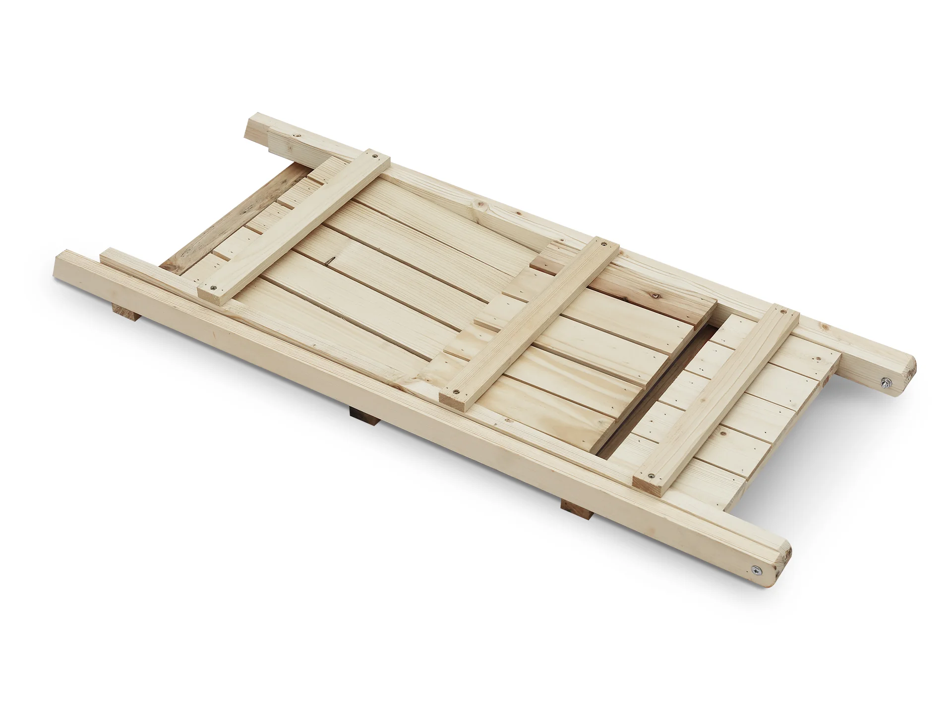 Balaton Ladder Planter Stand 40cm - Oak - Image 4