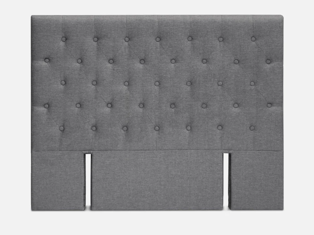 BARBARA DOUBLE Stand-alone Fabric Headboard - GREY - Image 10