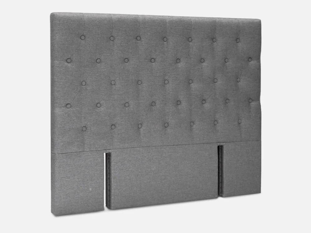 BARBARA DOUBLE Stand-alone Fabric Headboard - GREY - Image 7