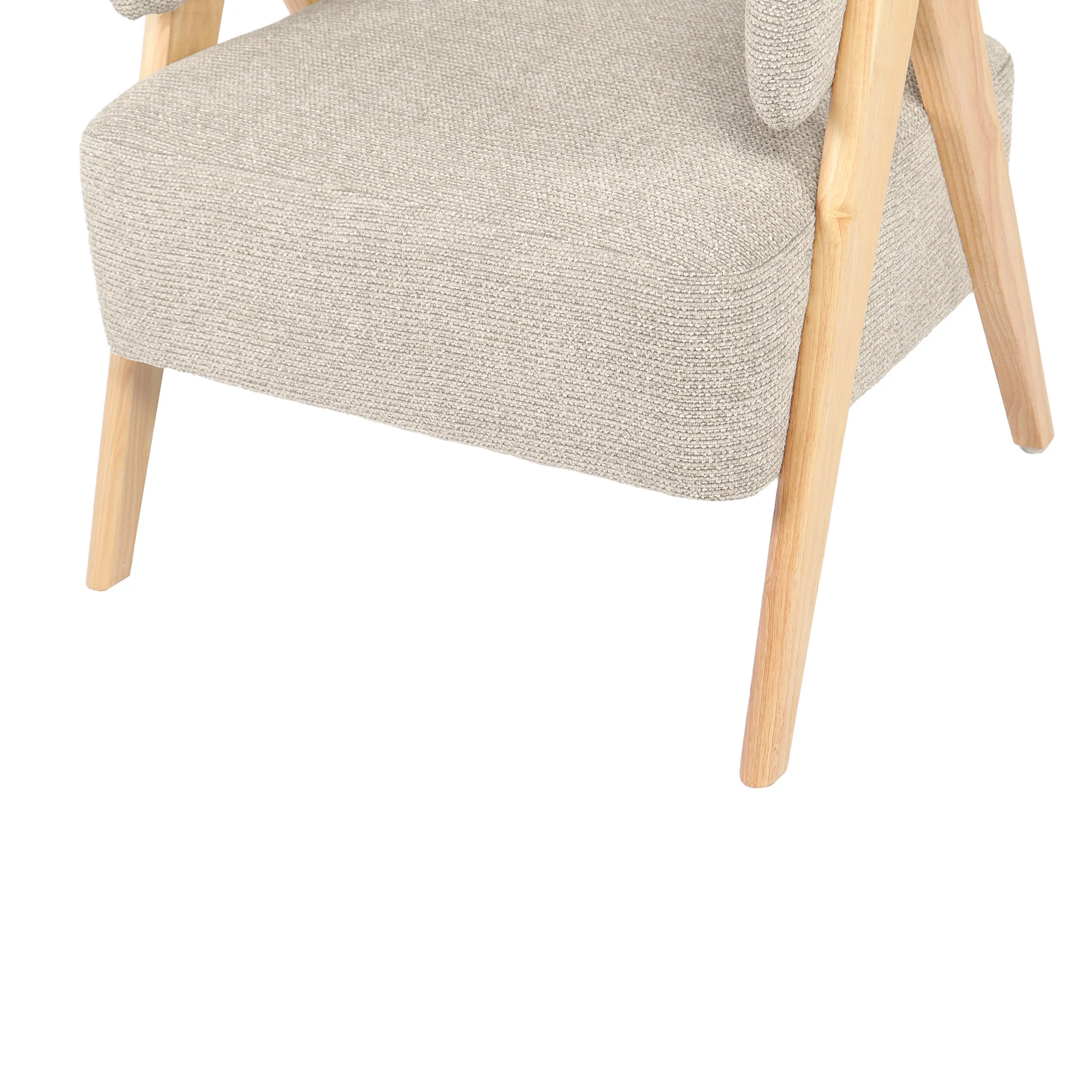 Bark Chenille Armchair - Khaki - Image 13