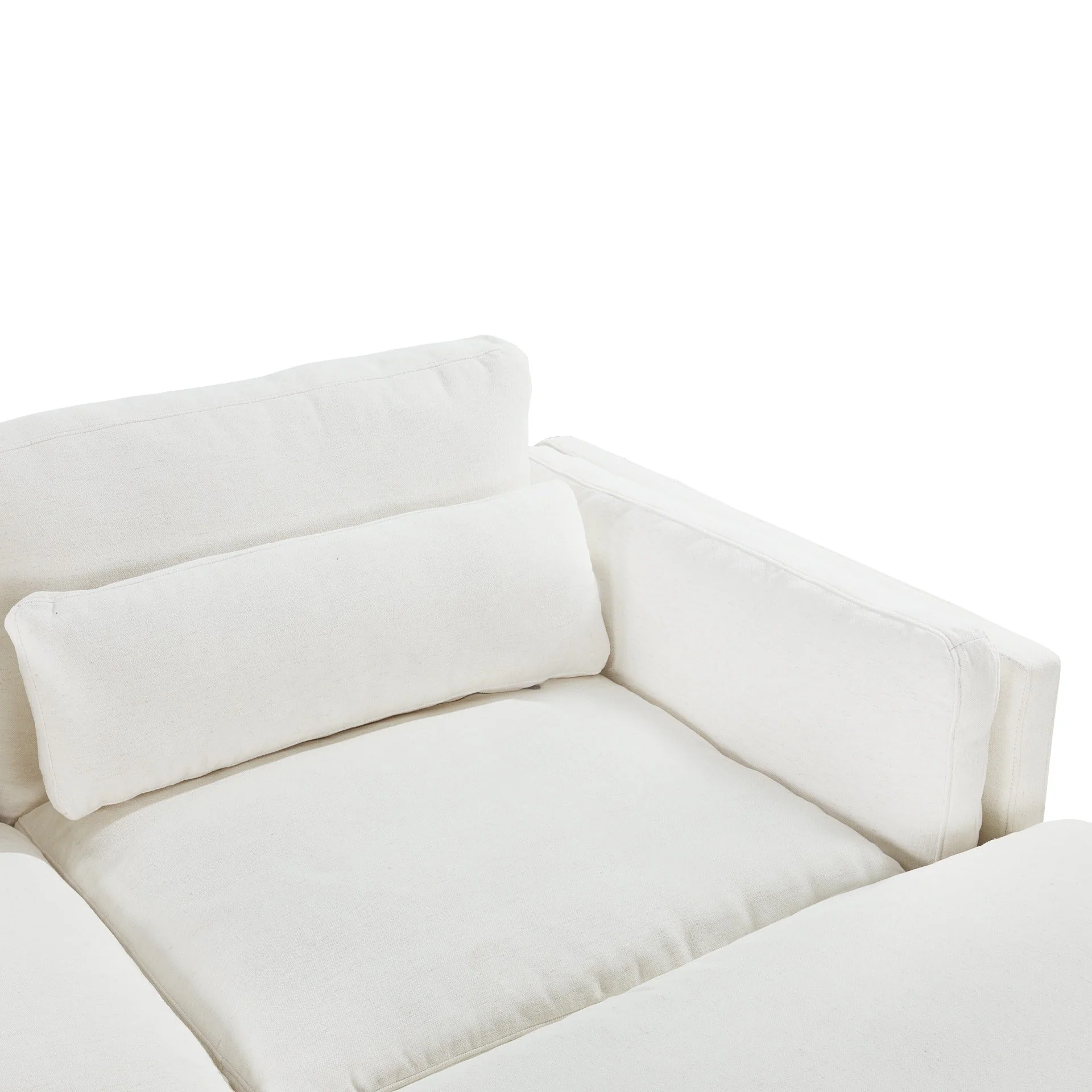 Barmouth Modular Sofa - Linen Cream - Image 11