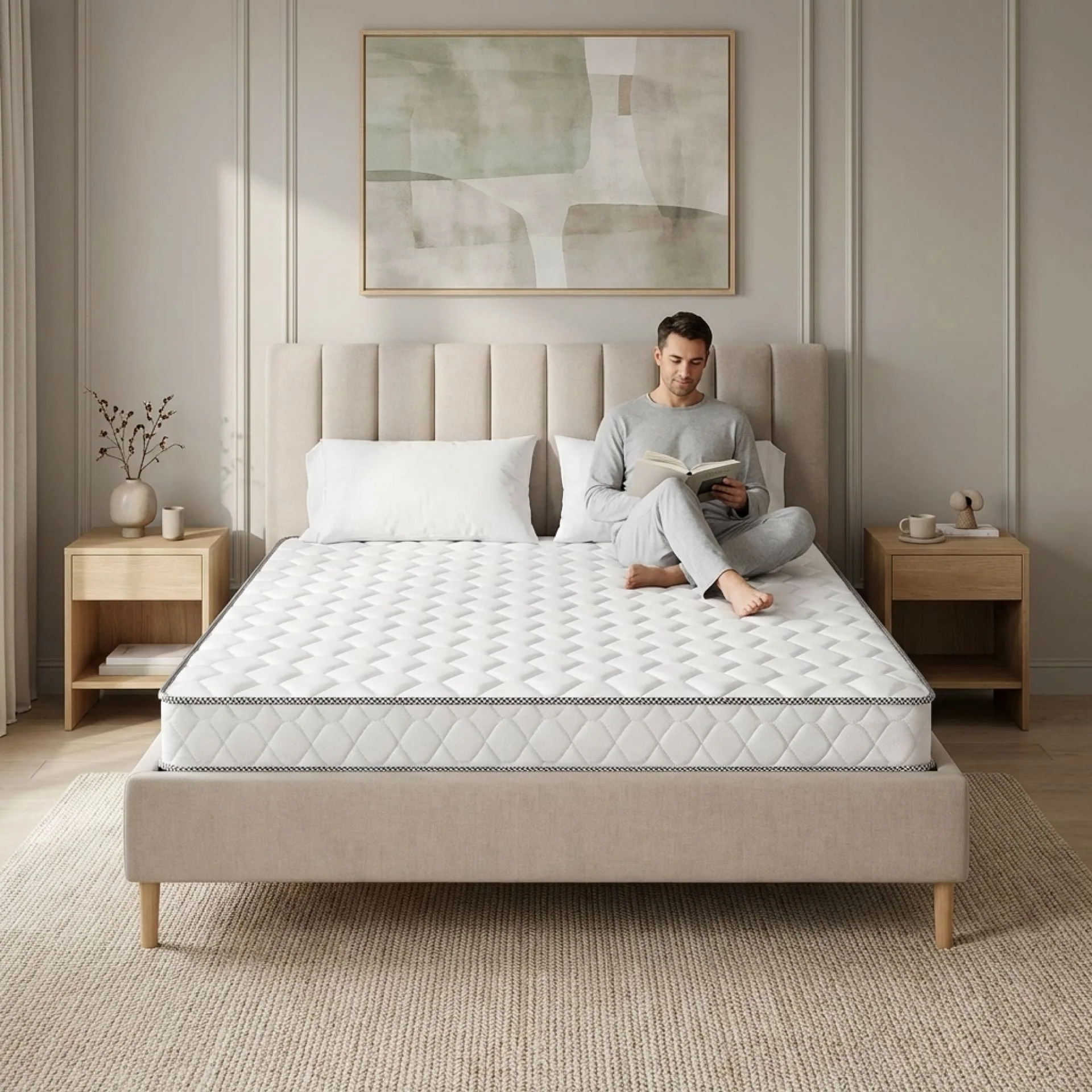 Basics Bonnell Spring Mattress - Double - Image 4