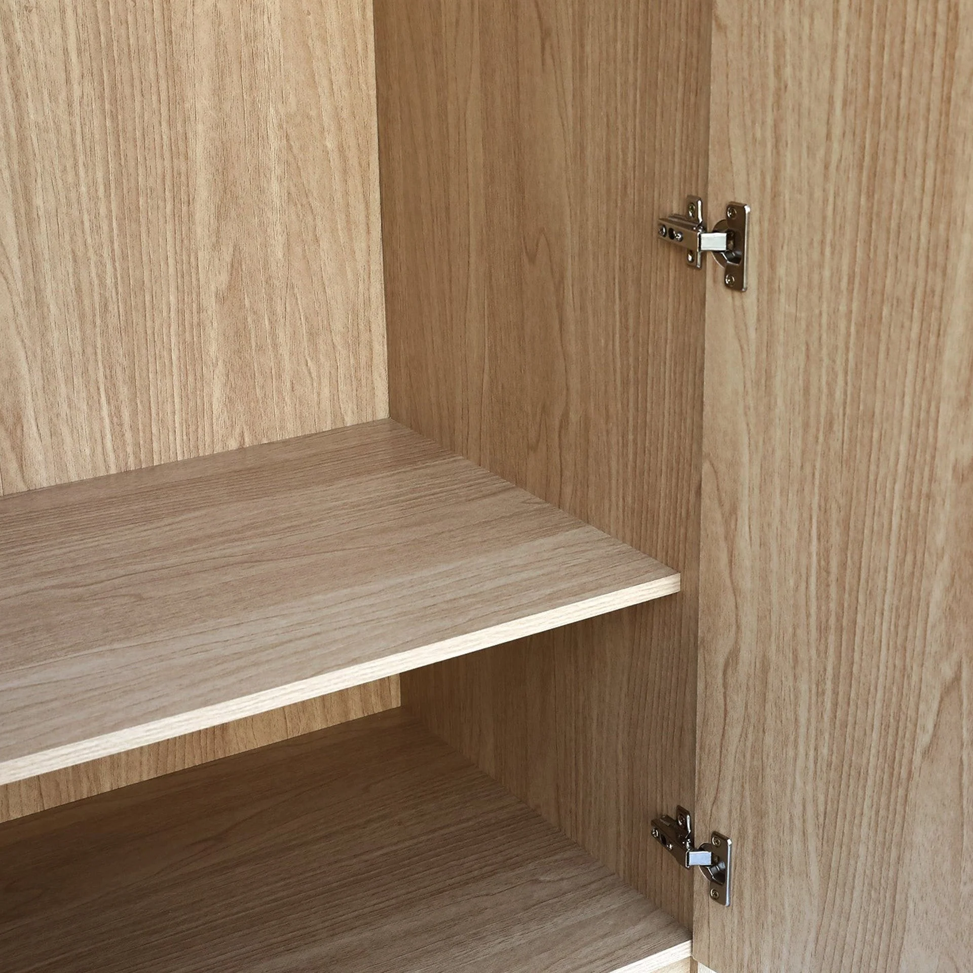 Benny 2 Door Wardrobe - Light Teak - Image 12