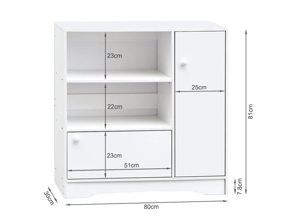 BERG Multipurpose Storage Shelf - WHITE - Image 6