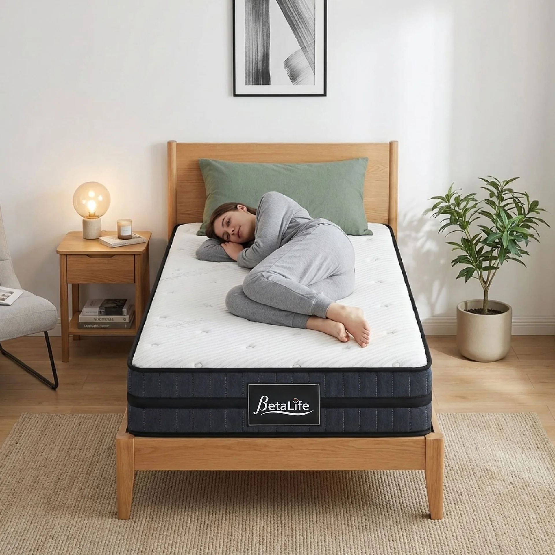 Bamboo 5 Zone Pocket Spring Mattress - Single