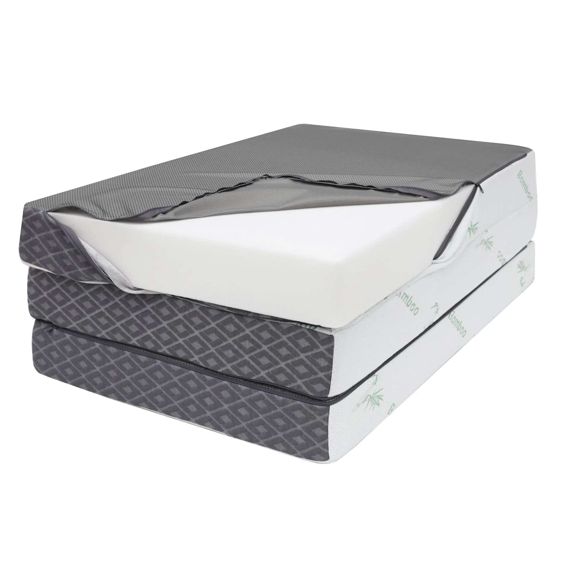 Bamboo Classic Portable Foldable Foam Mattress - Single - Image 6