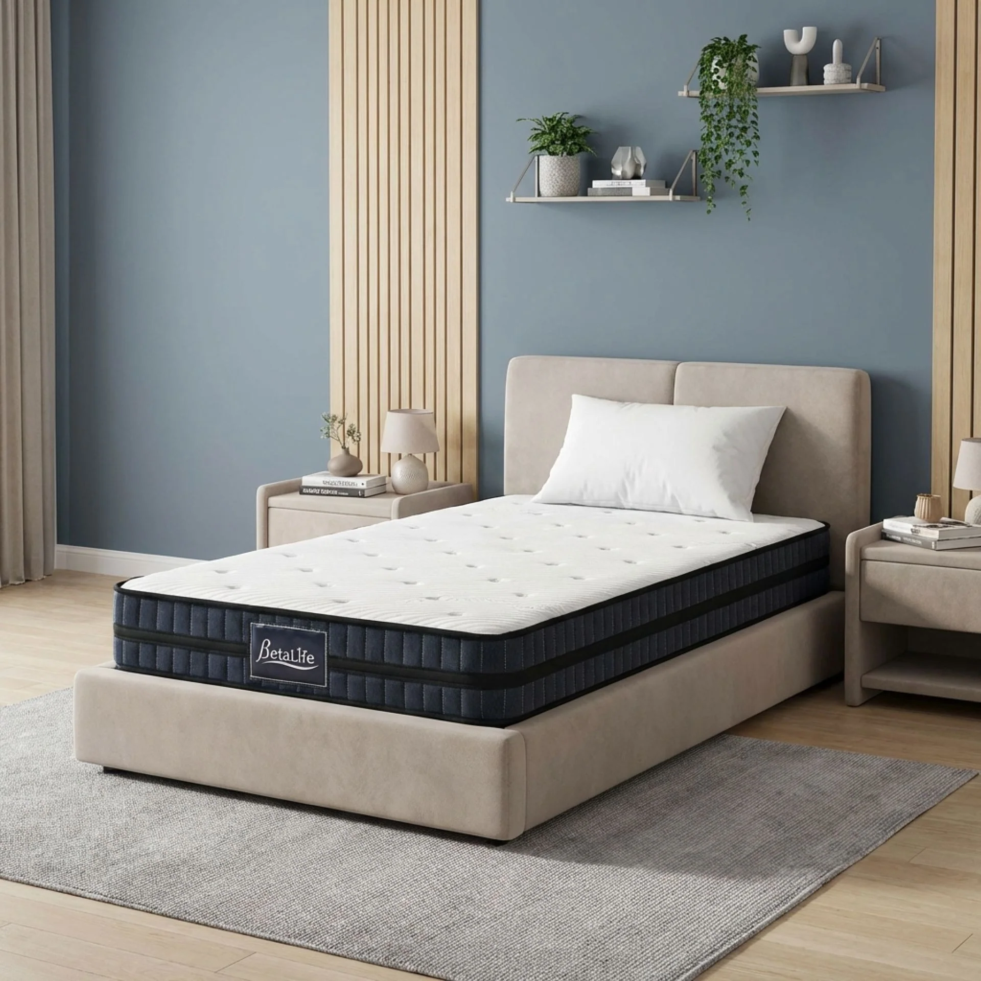 Bamboo 5 Zone Pocket Spring Mattress - King Single - Image 14