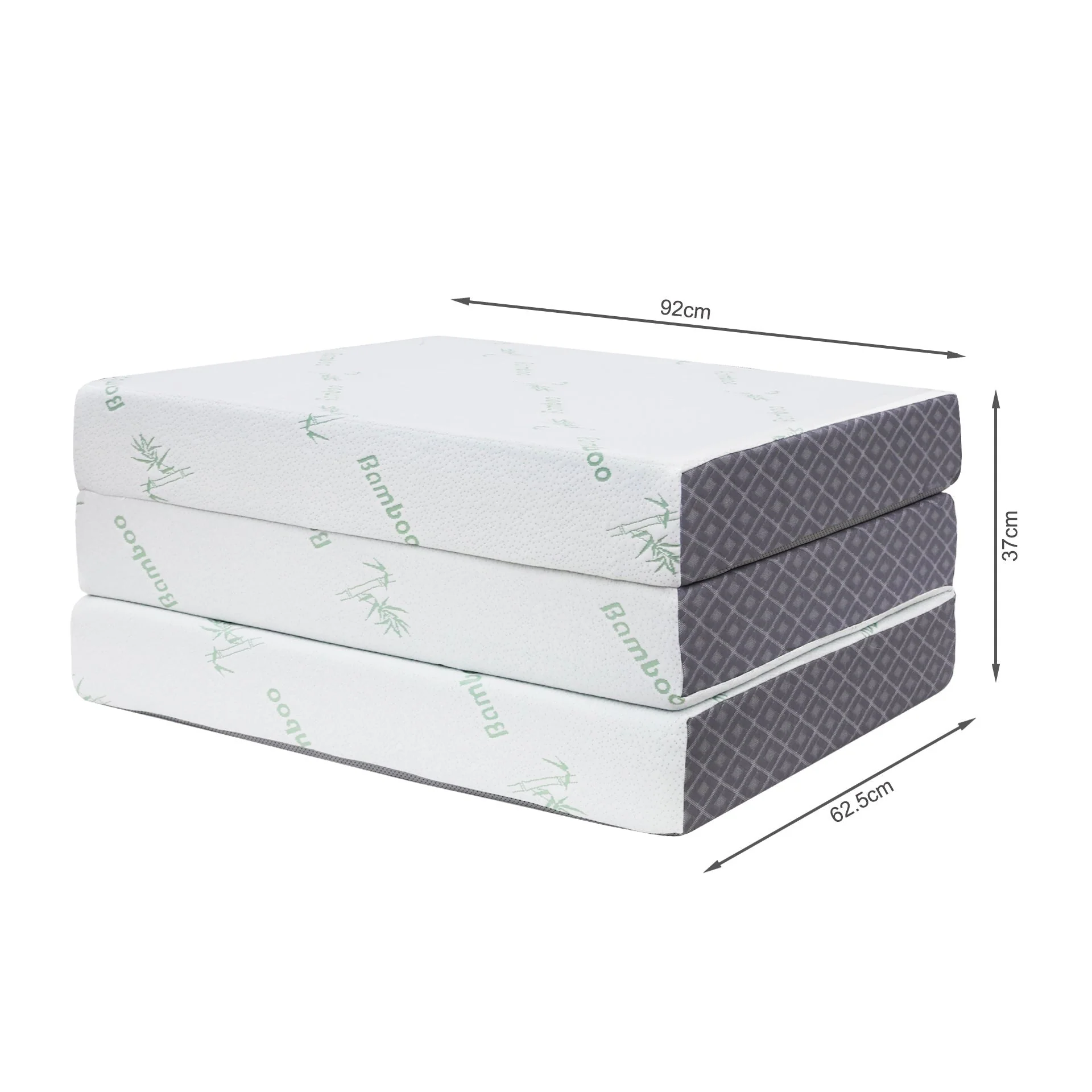 Bamboo Plus Portable Foldable Foam Mattress - Single - Image 12