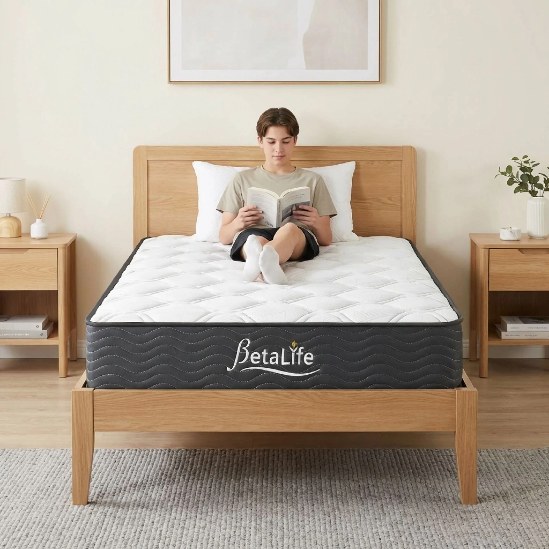 Basics Plus Bonnell Spring Mattress with Pillow - King Single - Image 19