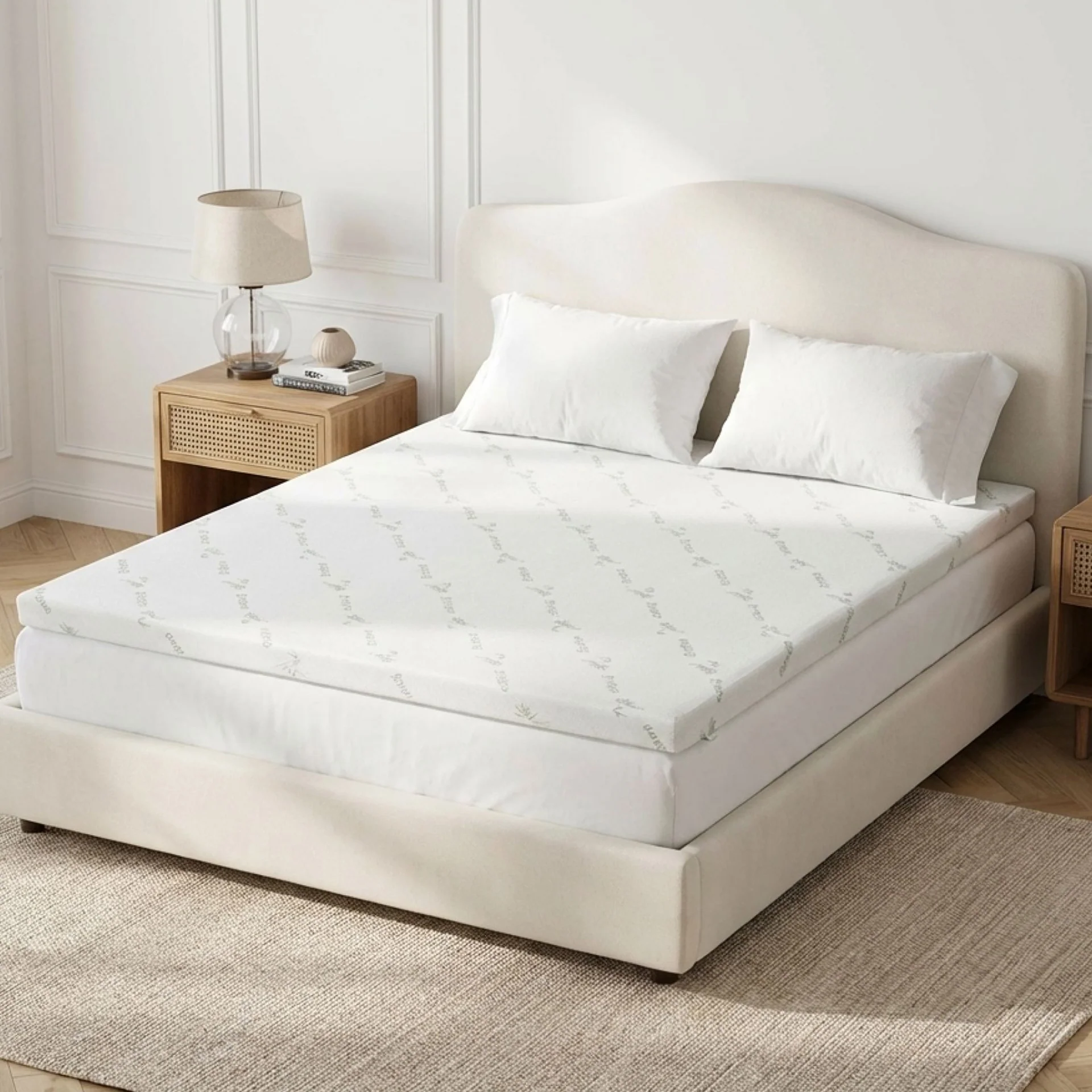 Comfort Plush Gel Memory Foam Mattress Topper - Super King - Image 2