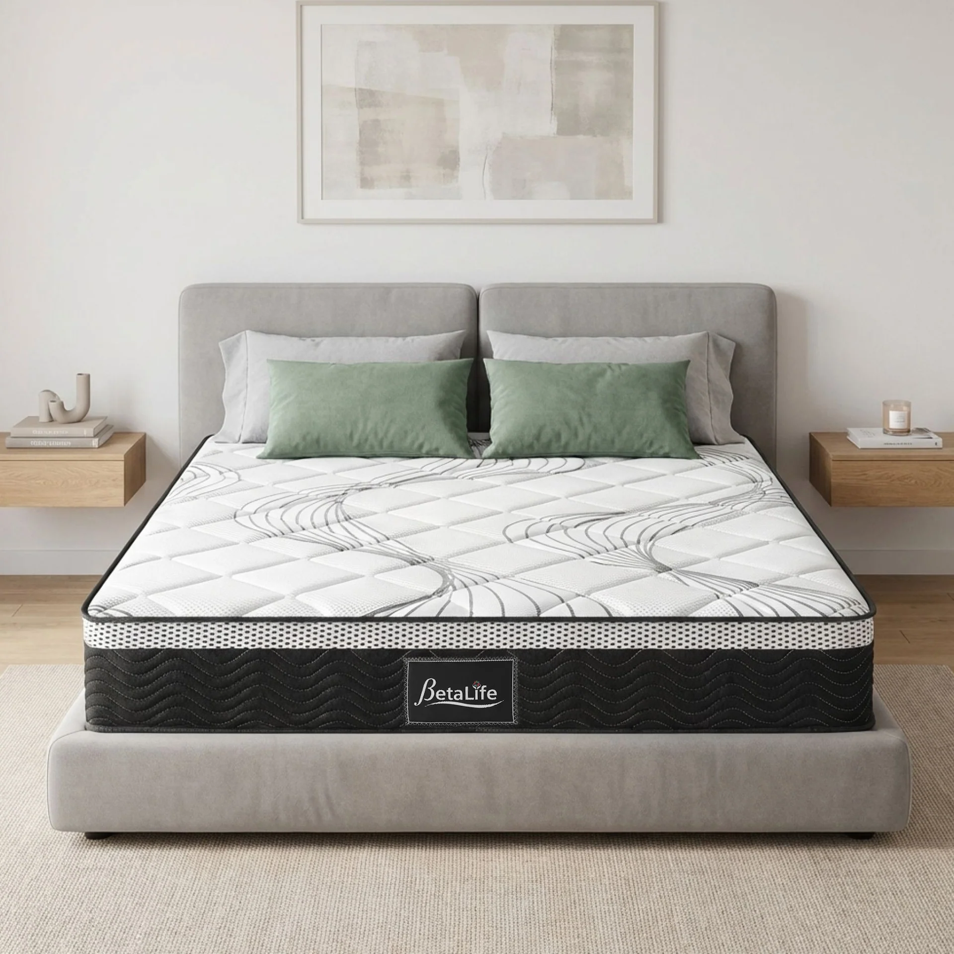 Deluxe Plus 7 Zone Support Mattress - Queen - Image 4