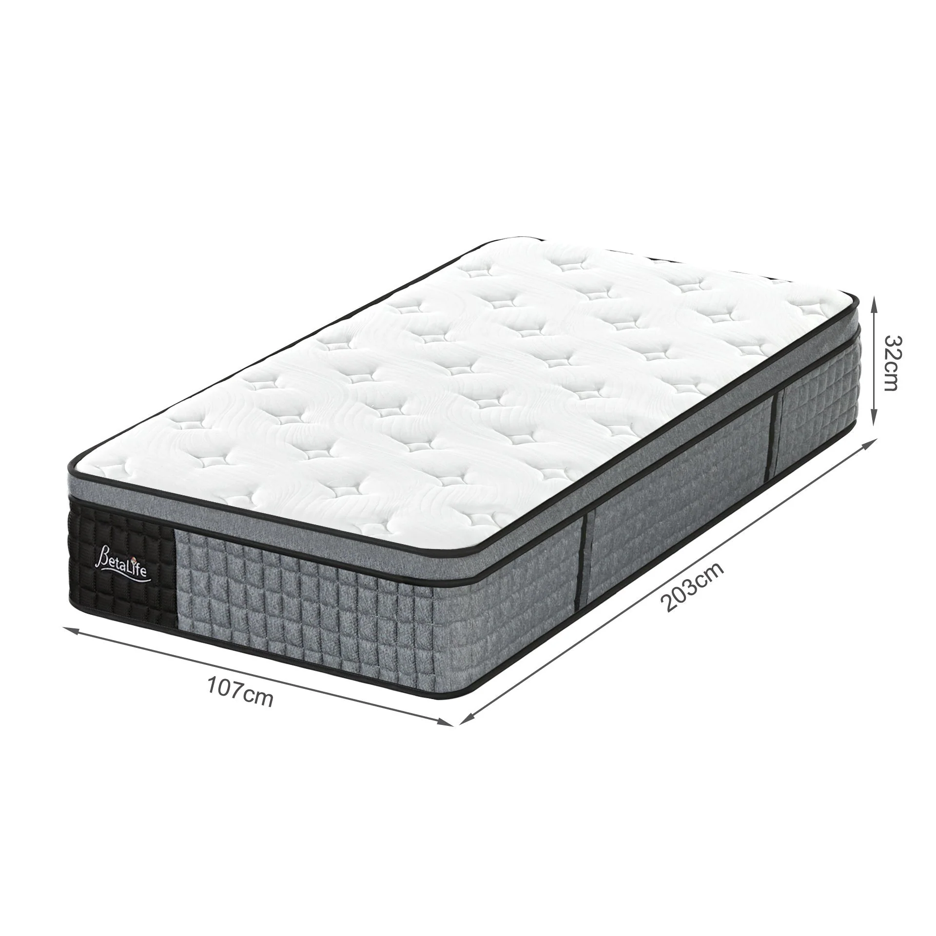 Memory Pro Gel Memory Foam Mattress - King Single - Image 11