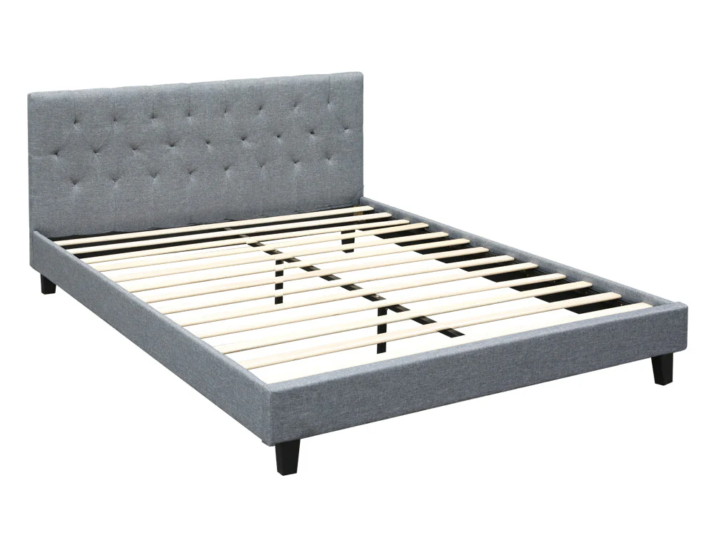 BLANE King Bed - GREY - Image 5