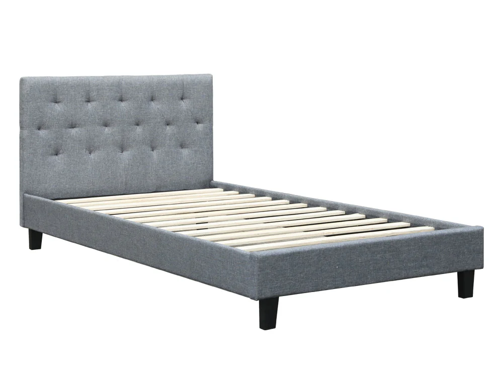 BLANE King Single Bed - GREY - Image 5