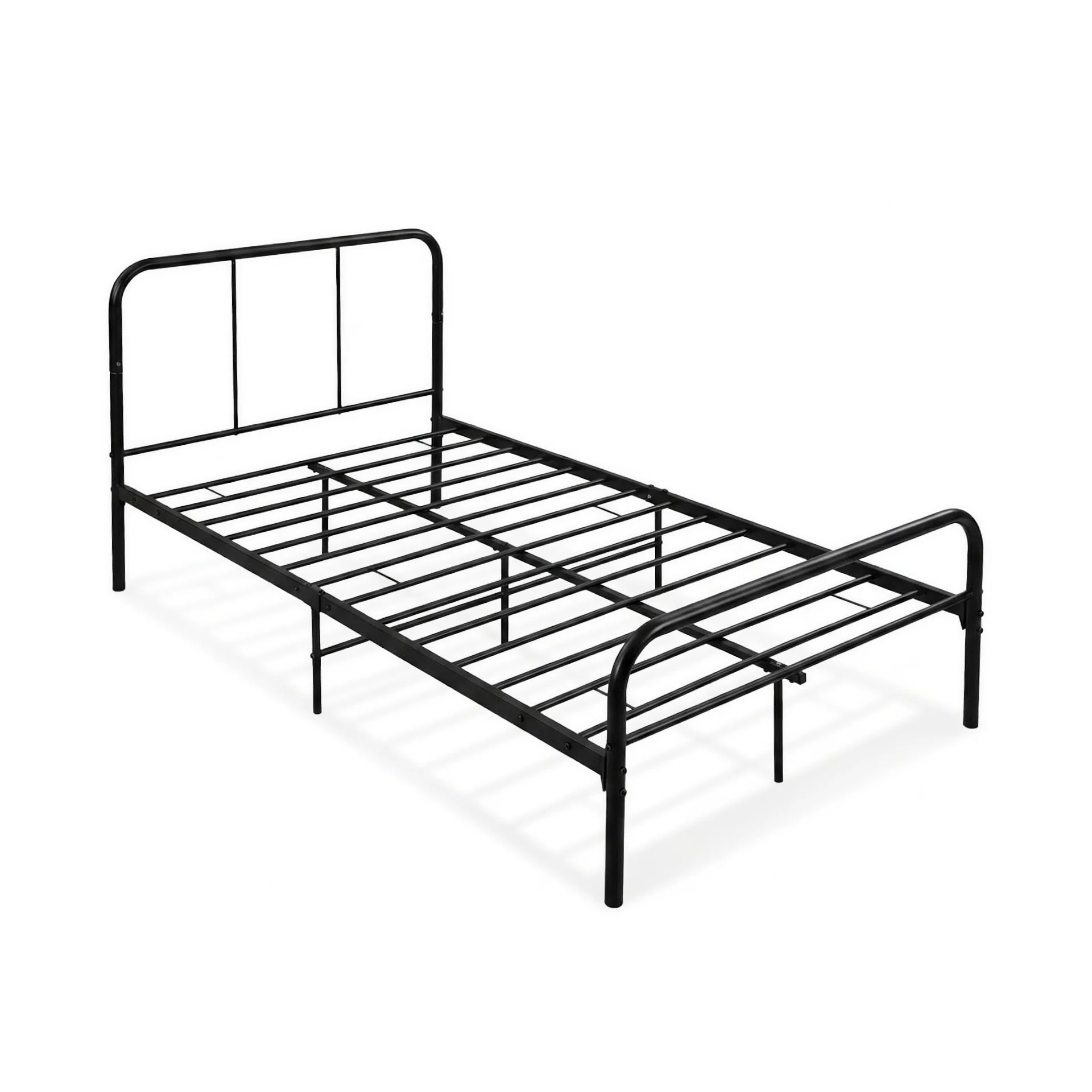 Bolt King Single Metal Bed Frame - Black - Image 7