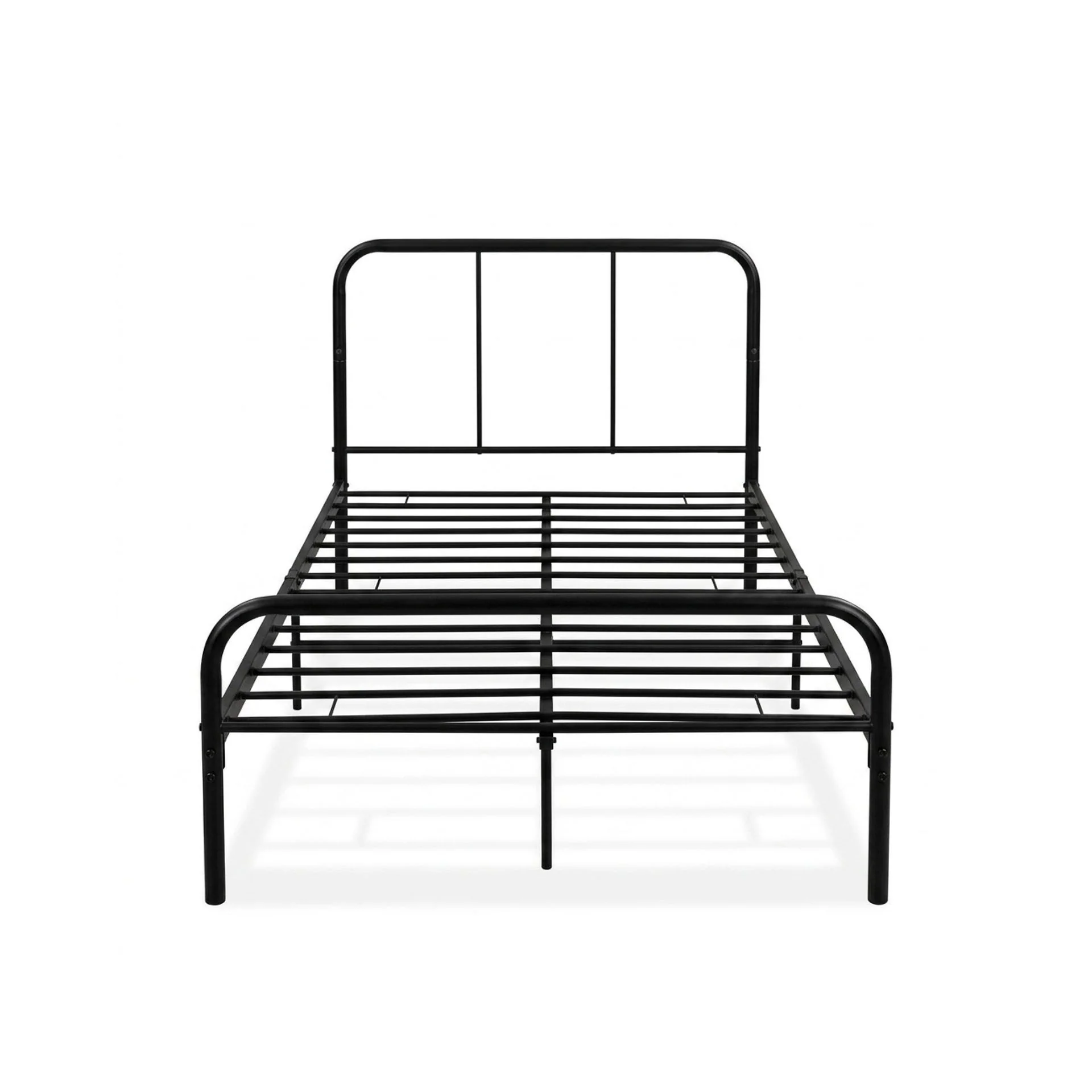 Bolt King Single Metal Bed Frame - Black - Image 8