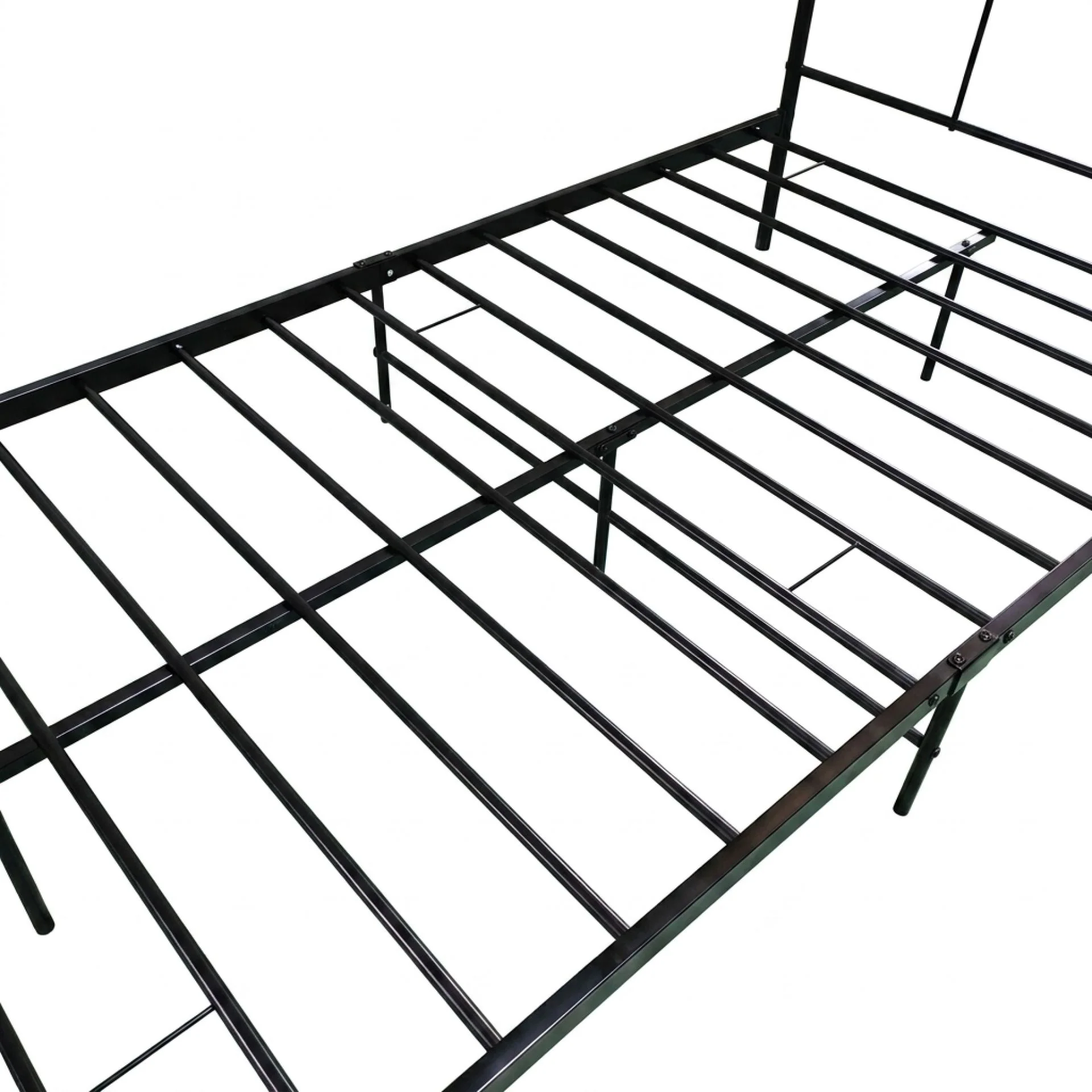 Bolt King Single Metal Bed Frame - Black - Image 9