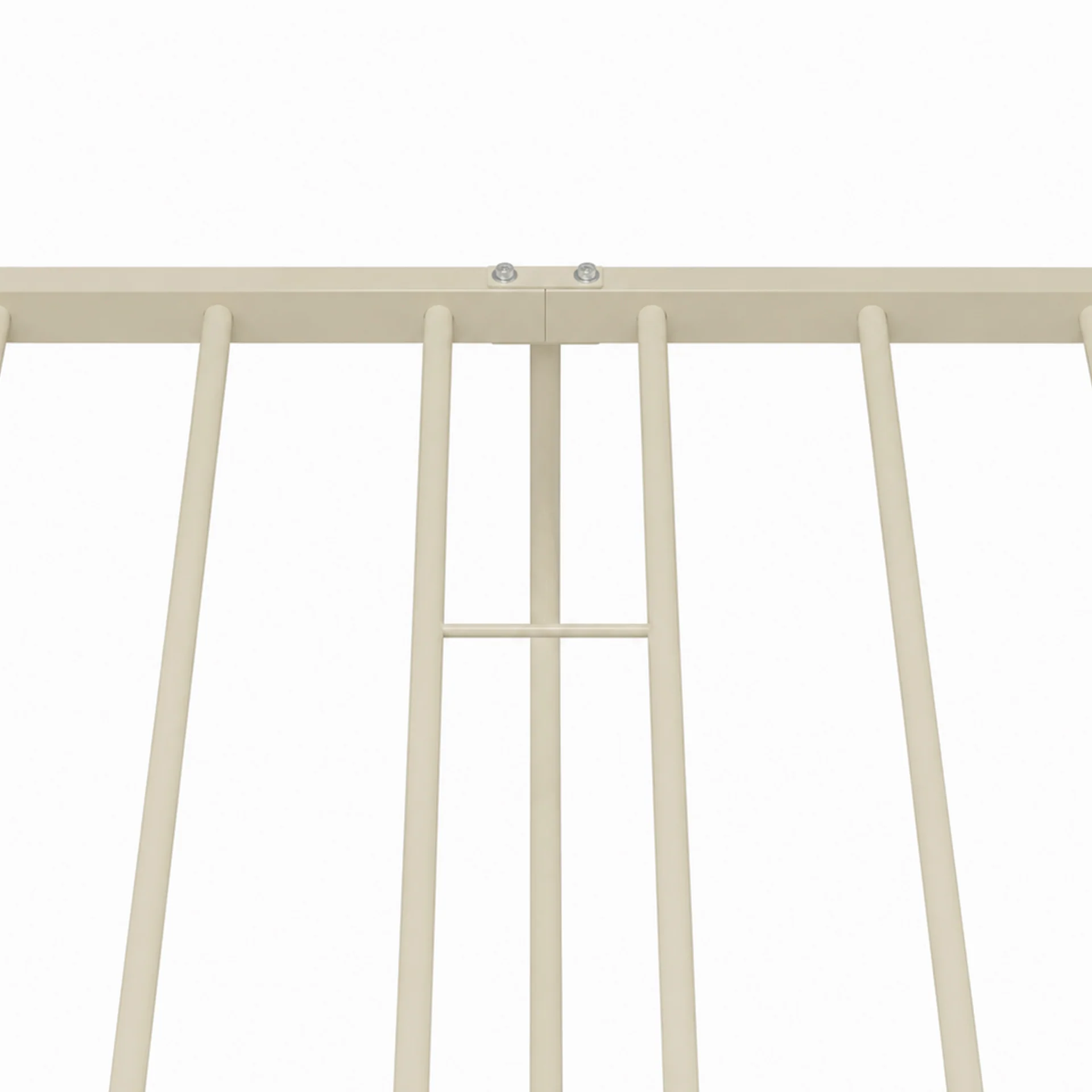 Bolt Queen Metal Bed Frame - Light Khaki - Image 14