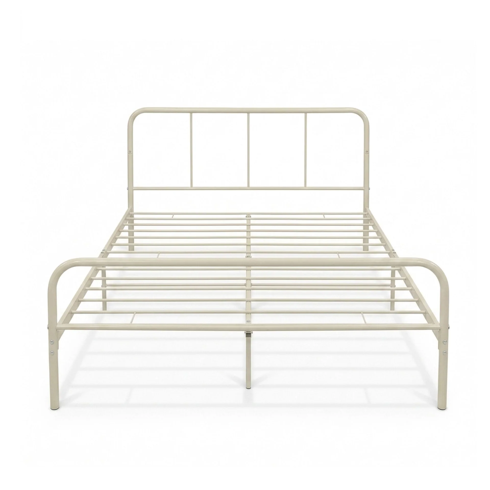 Bolt Queen Metal Bed Frame - Light Khaki - Image 9