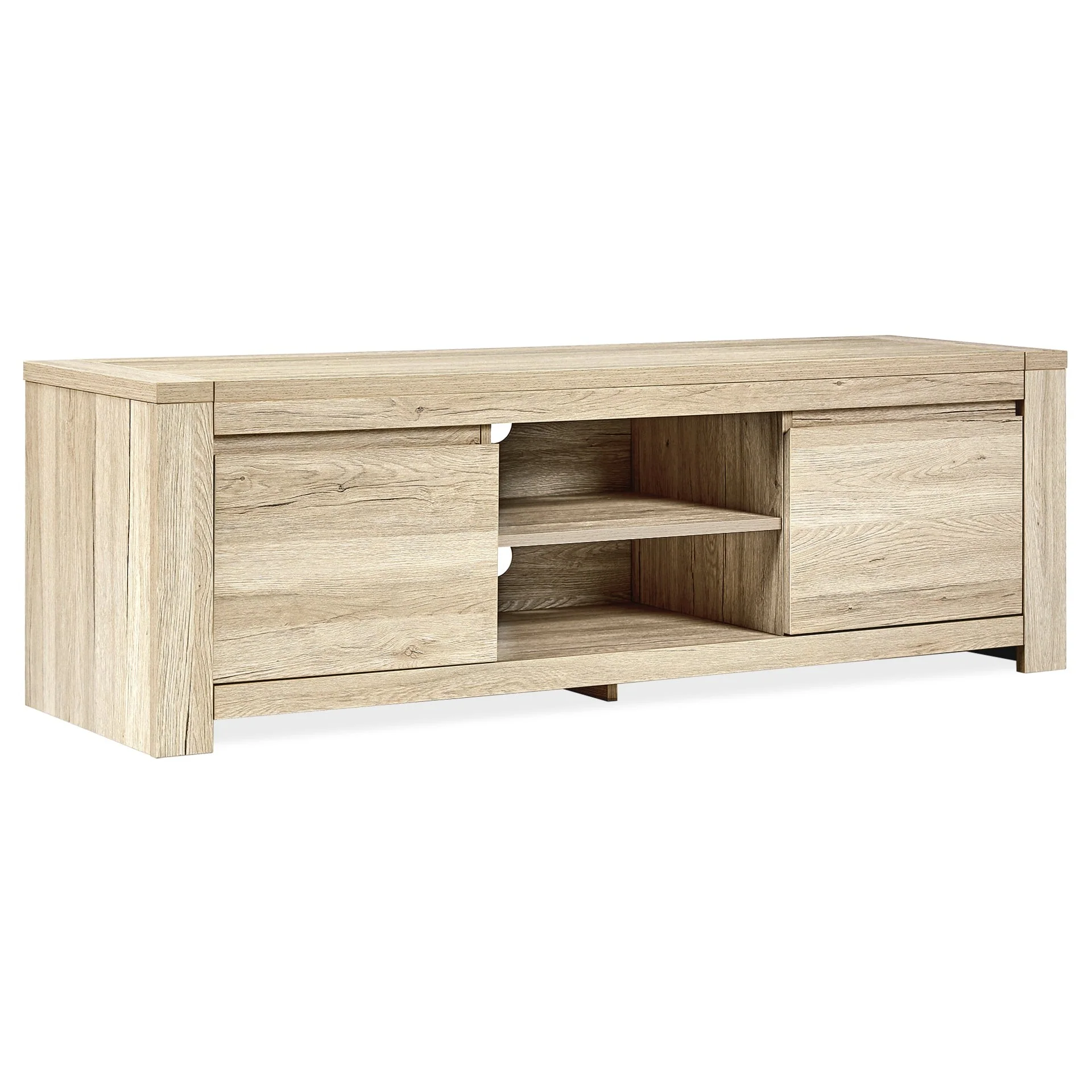 Borneo 1.4m Entertainment Unit - Oak - Image 9