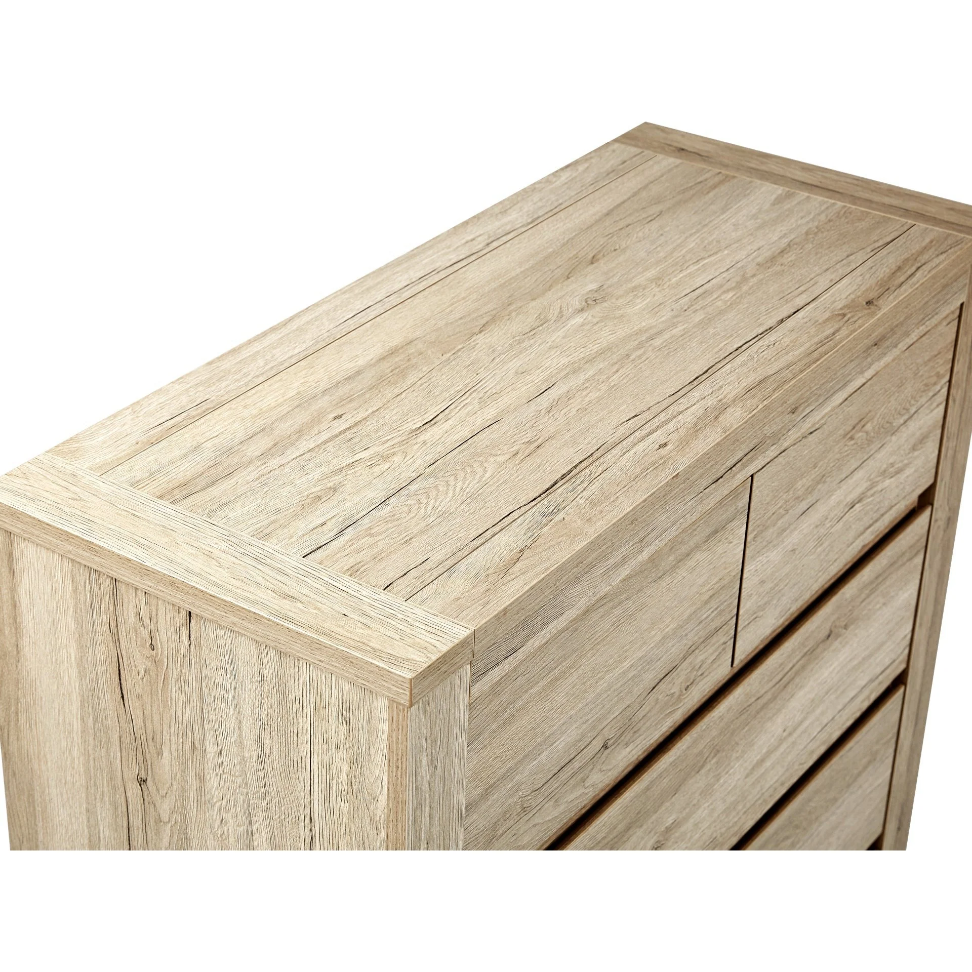Borneo 5 Drawers Tallboy - Oak - Image 10