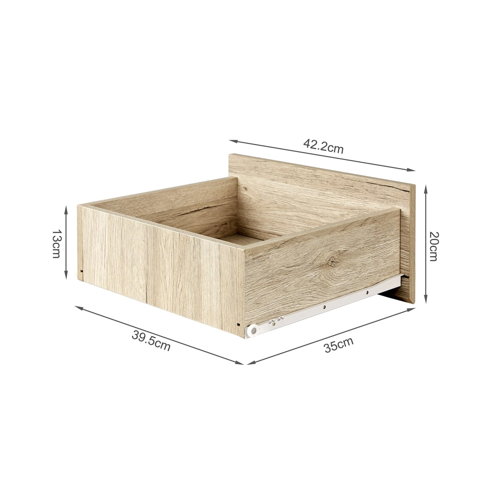 Borneo 5 Drawers Tallboy - Oak - Image 14