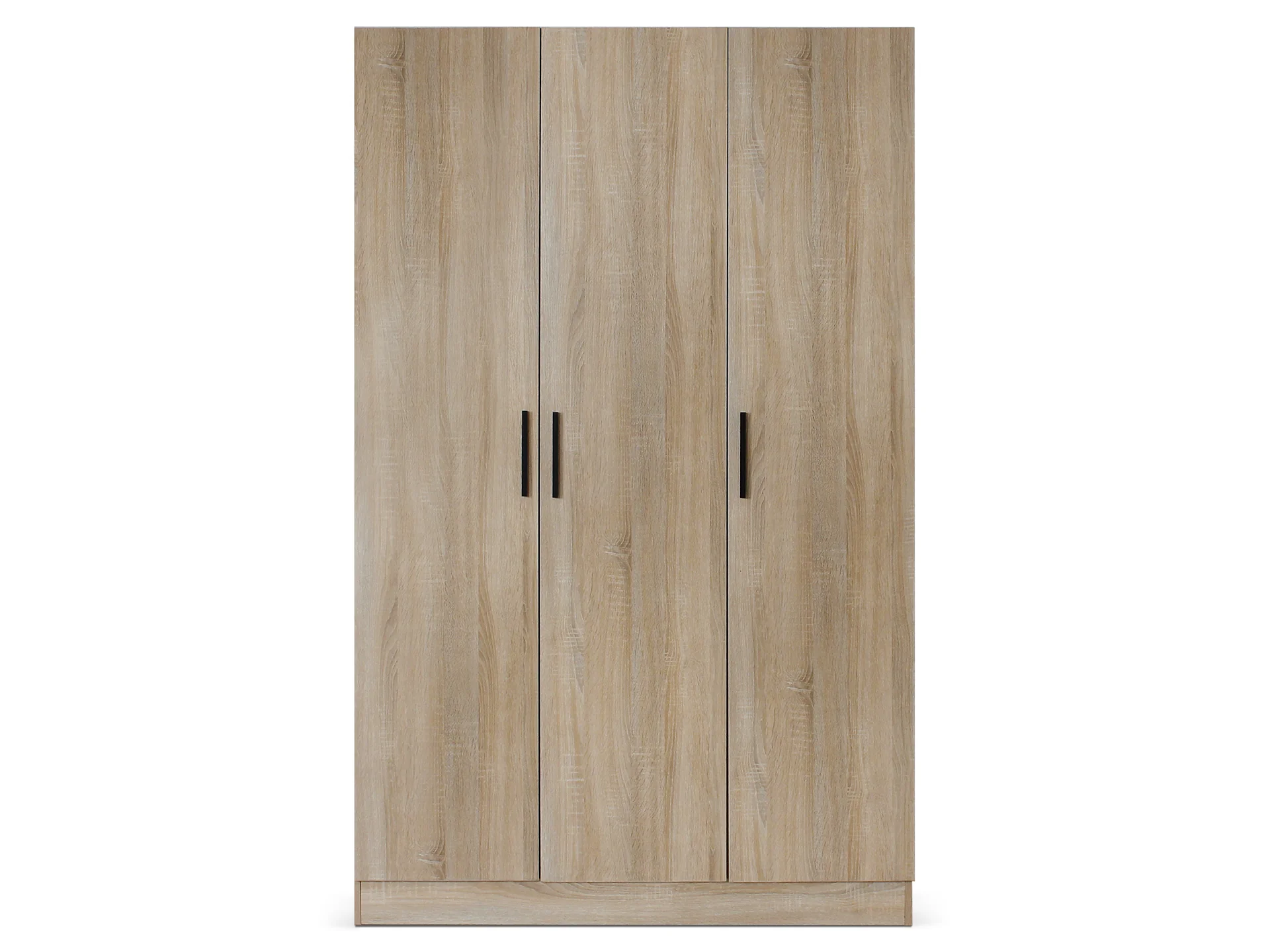 Bram 3 Door Wardrobe Cabinet - Oak - Image 3