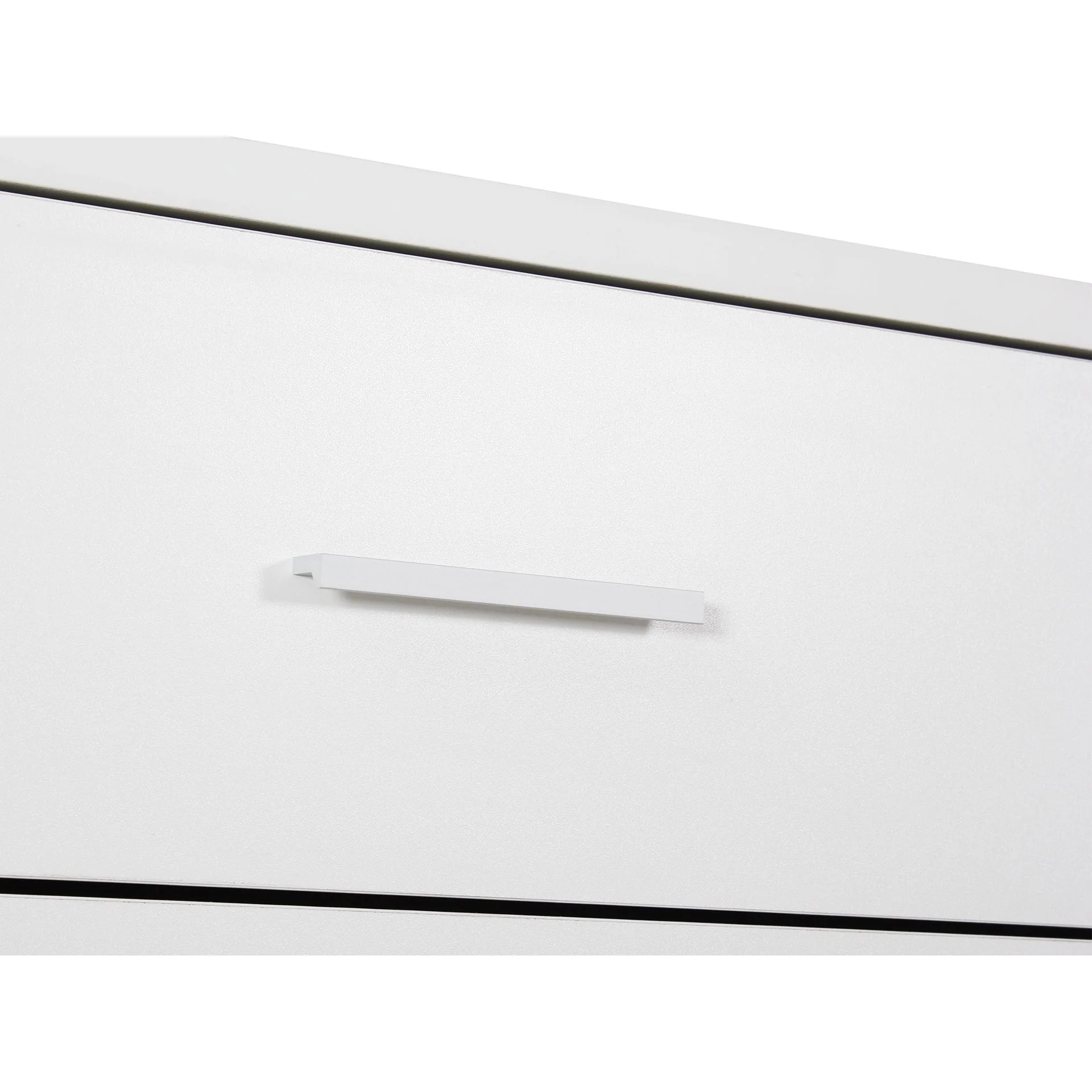 Bram Low Boy 8 Drawer Chest Dresser - White - Image 11