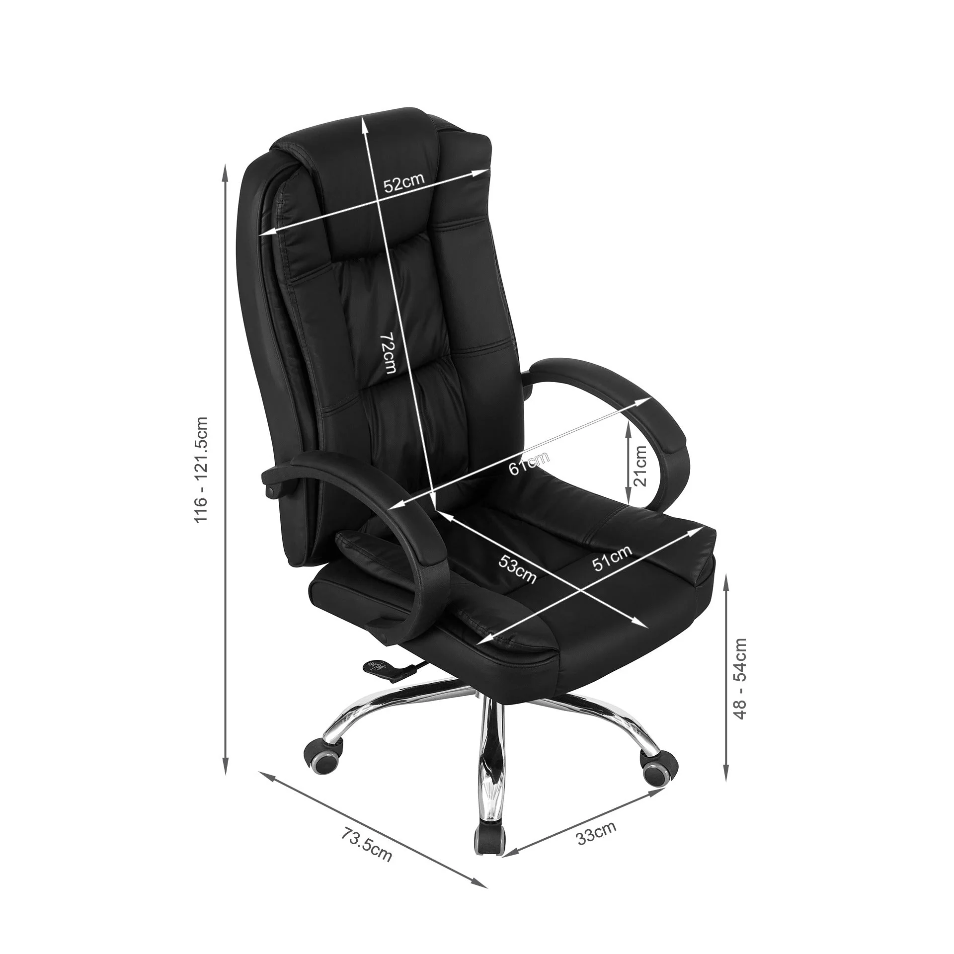 Brayden Office Chair - Black - Image 14