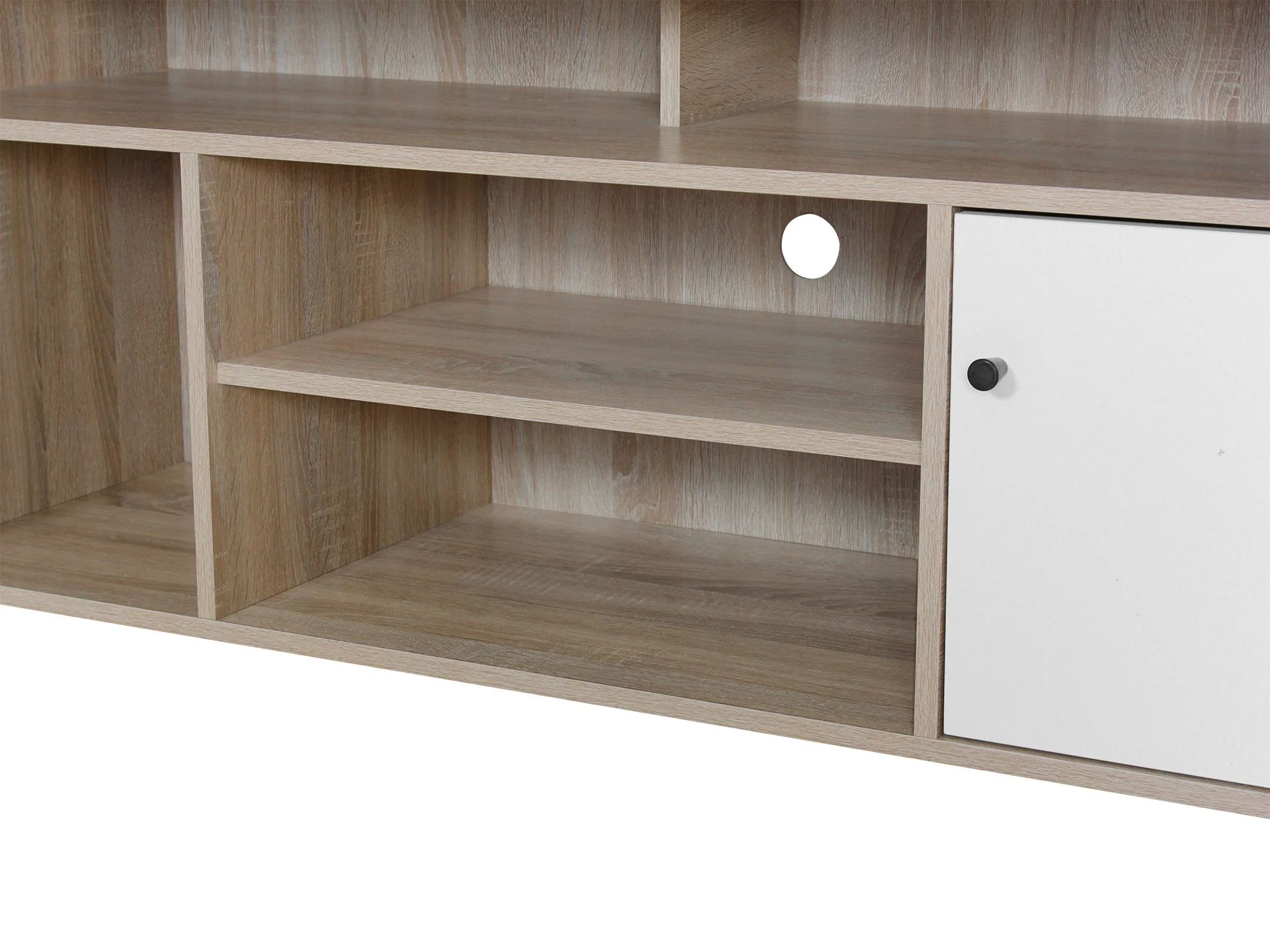 Brewer 1.2m Entertainment Unit - Oak - Image 8
