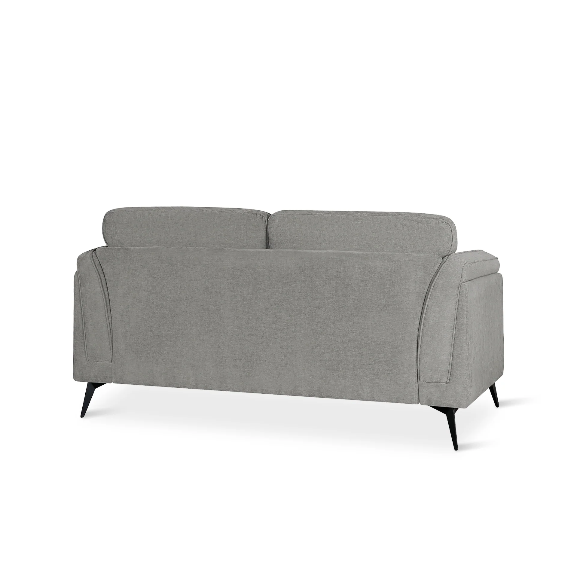 Brulo Linen 2 Seater Sofa - Grey - Image 9