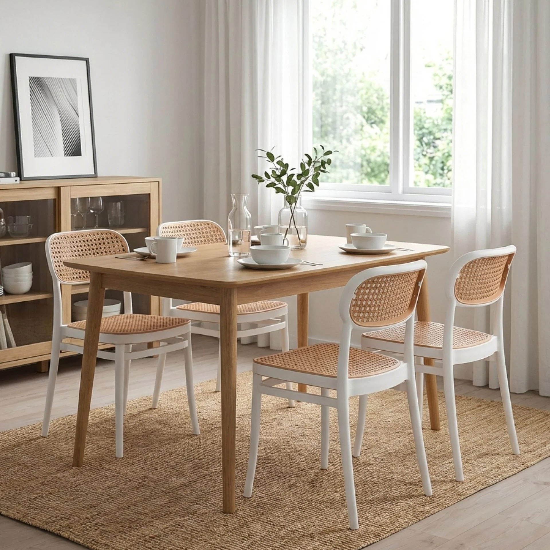 Caleb Dining Chair - Set of 4 - White