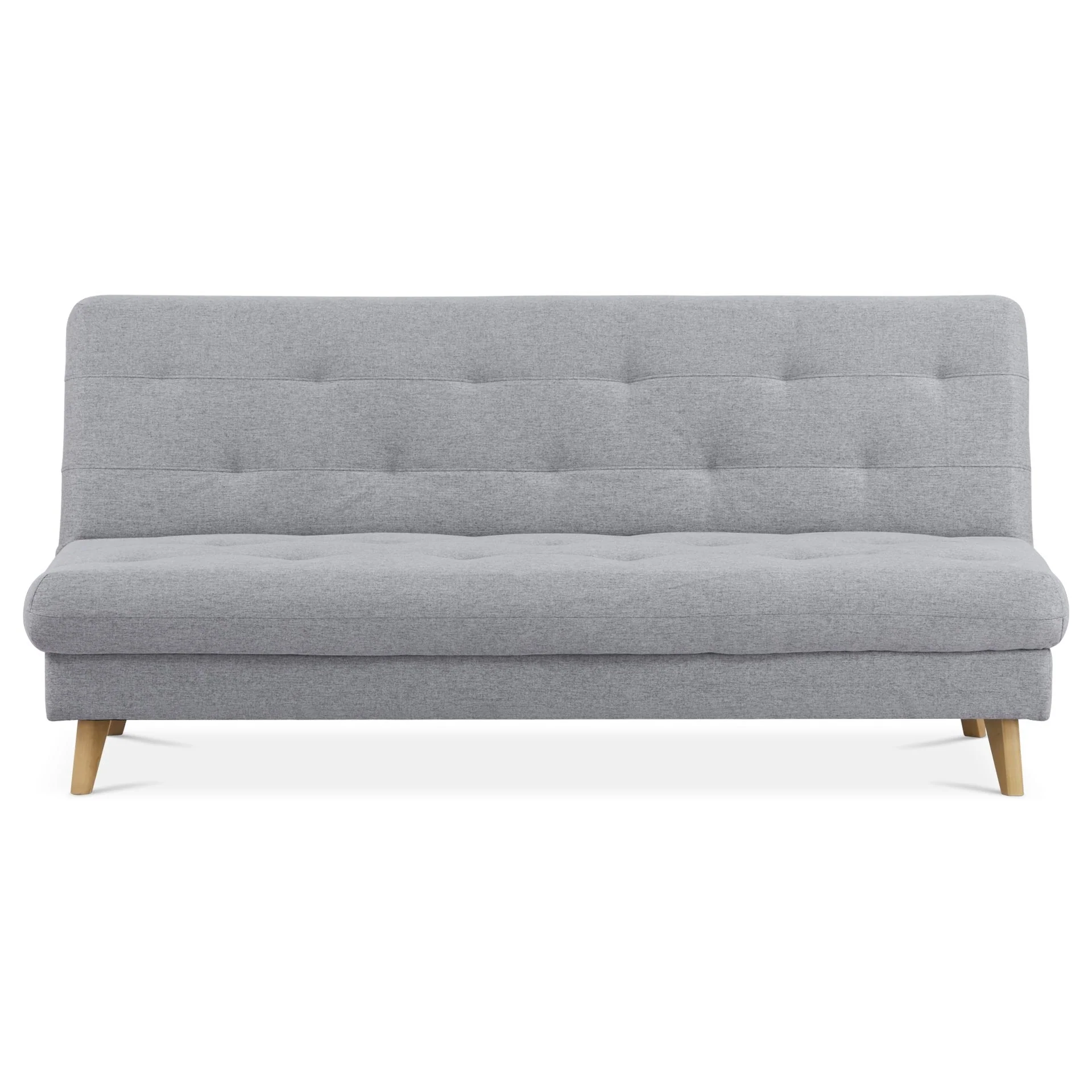 Camden 3 Seater Sofa Bed with Storage - Grey - Image 8